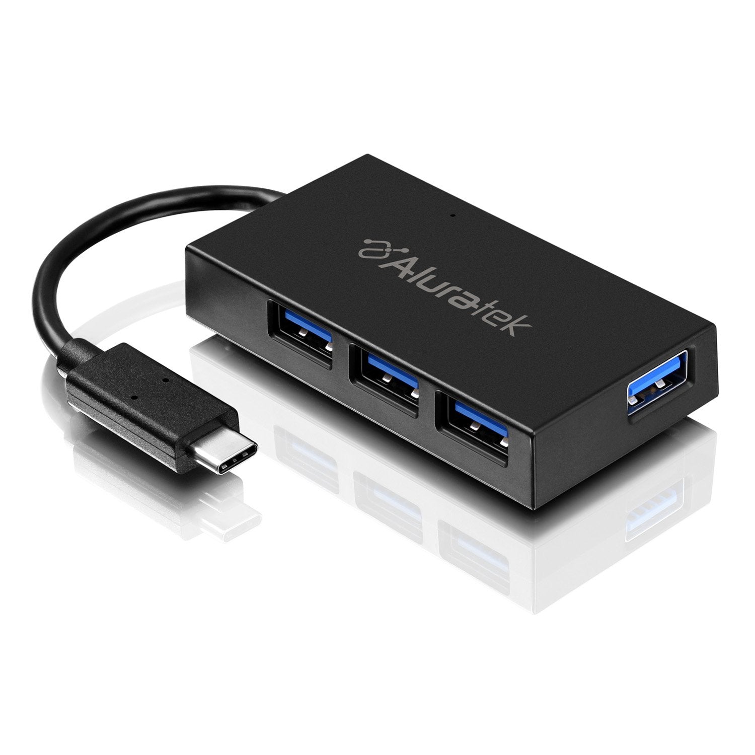 Aluratek 4-Port USB 3.1 Type-C Hub - AUHC0304F