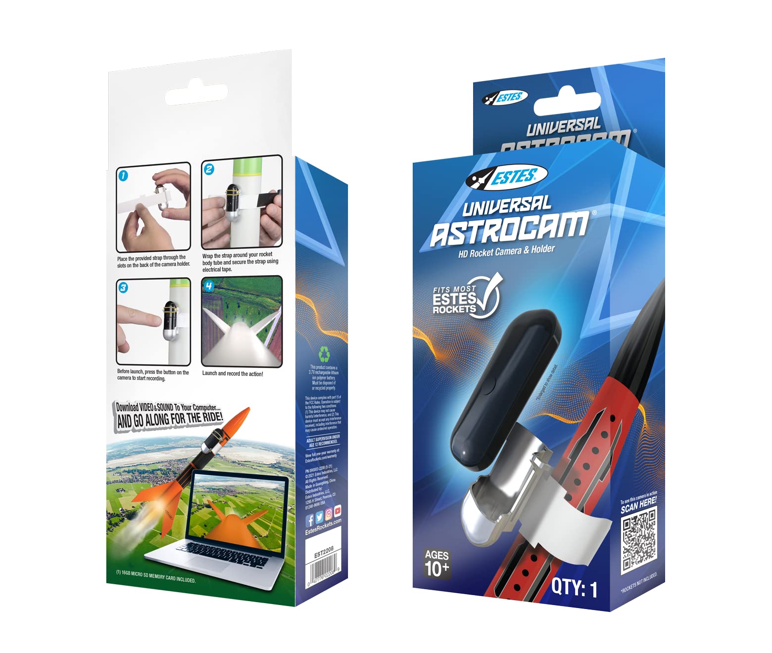 Estes Universal Astrocam Hd Rocket Camera & Holder 2208
