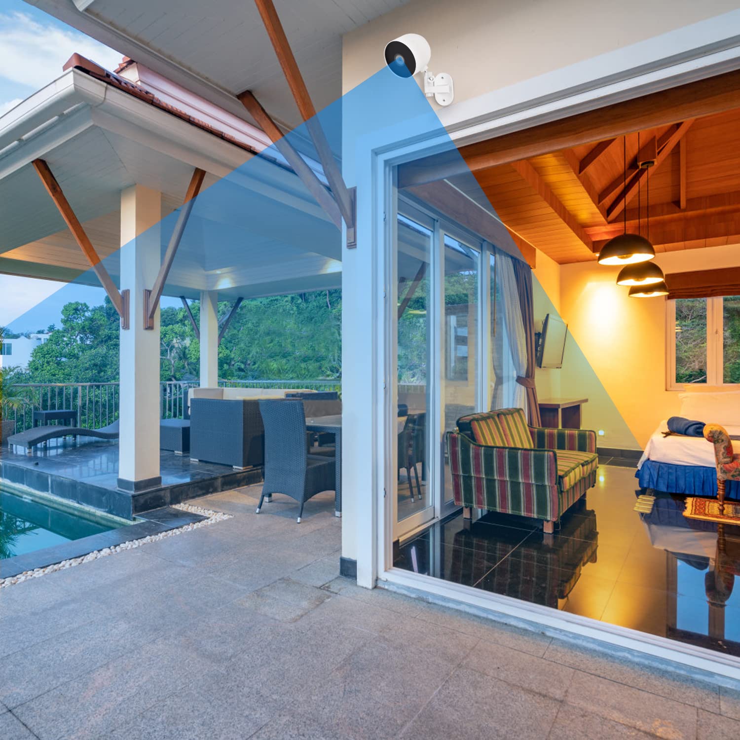 Wochel 2Pack Adjustable Security Wall Mount Bracket For Google Nest Cam Outdoor Or Indoor, Battery, Perfect View Angle For Your