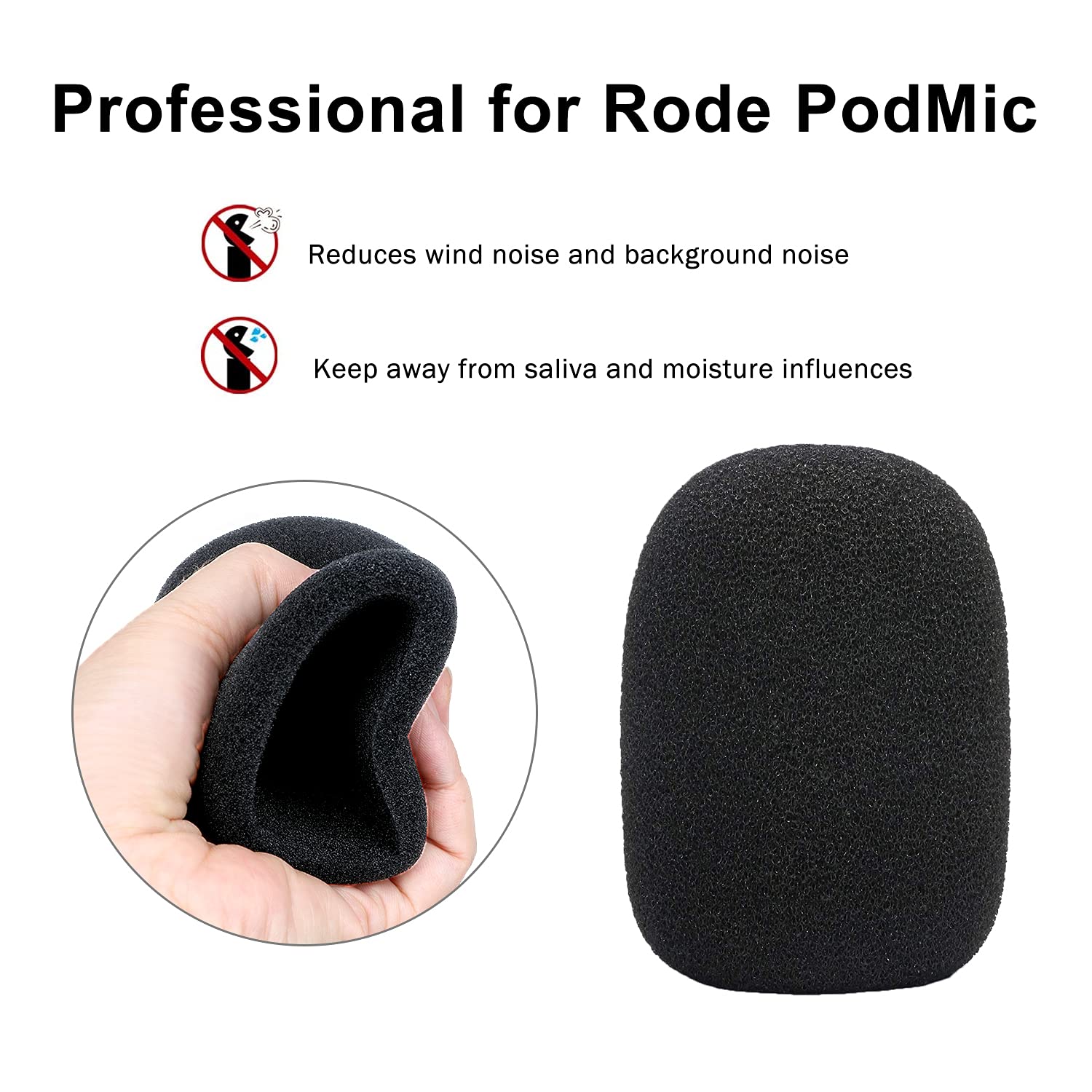 For Razer Seiren X Boom Arm With Pop Filter, Reduce Wind Noises Mic Cover And Cable Ties   Professional Mic Stand, 3/8 '' To 5/8
