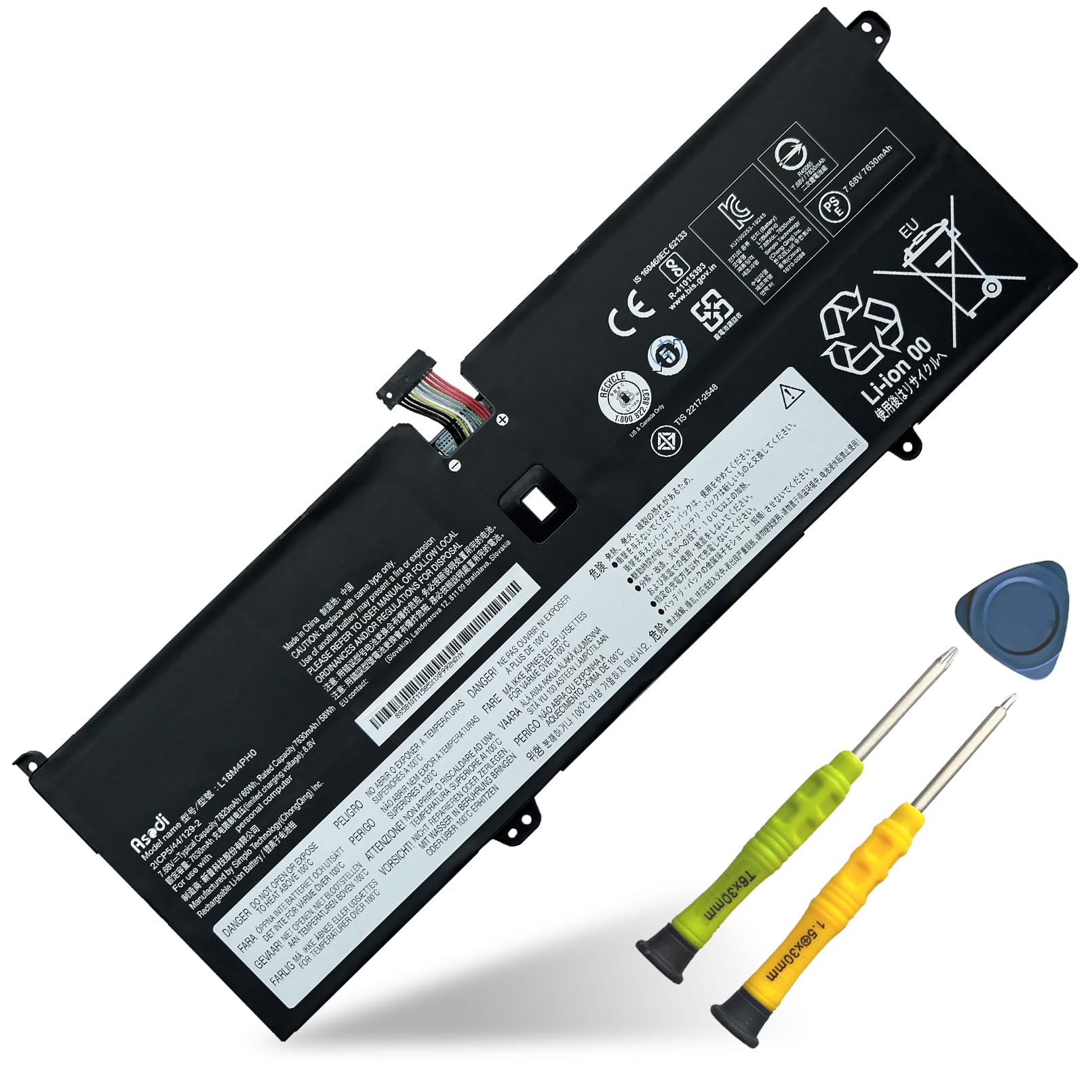 Asodi L18M4Ph0 L18C4Ph0 Laptop Battery Compatible With Lenovo Ideapad Yoga C940 C940 14Iil 81Q9 2 In 1 14 Inch Series 5B10T11585