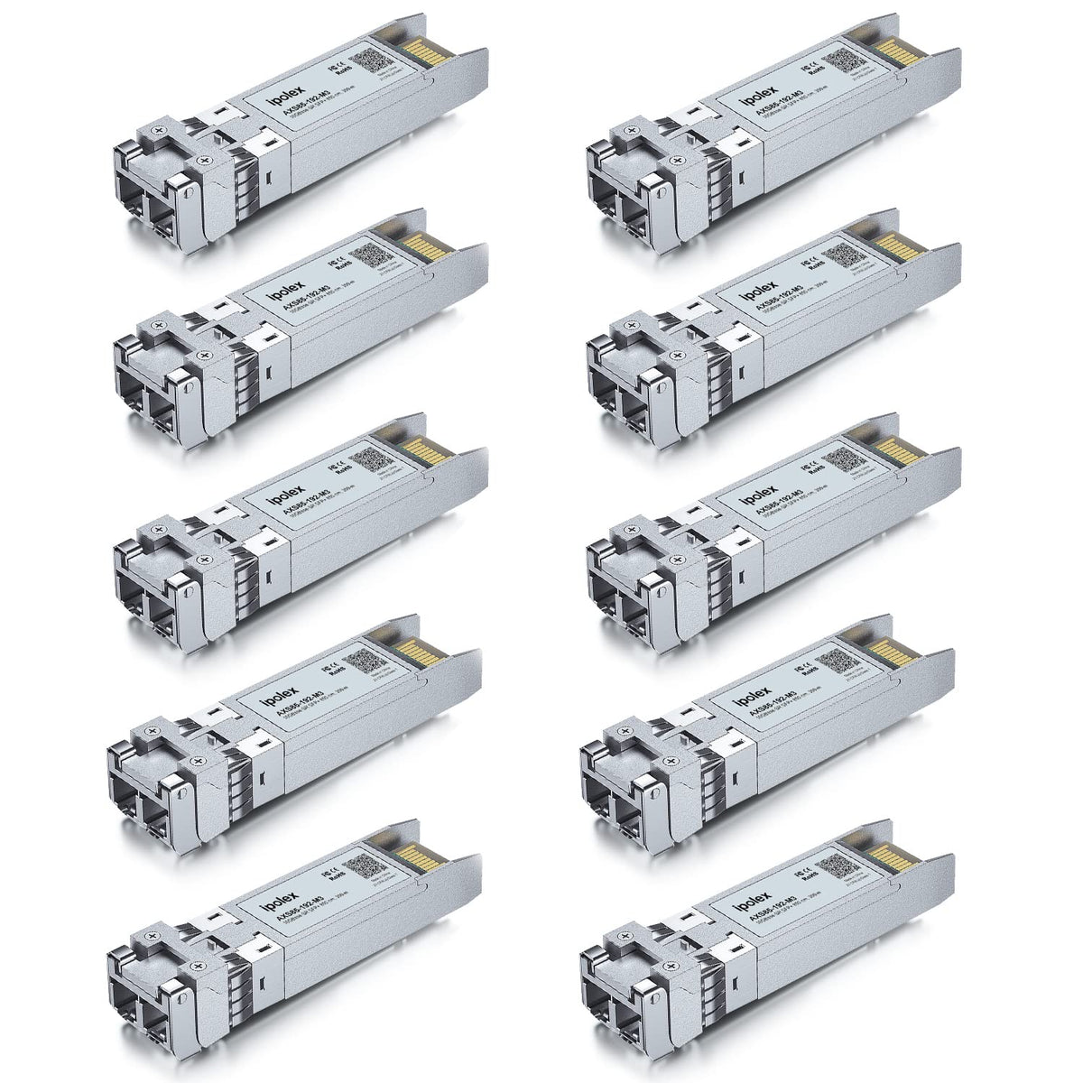 10G Sr Sfp+ To Lc Multimode Transceiver, 10Gbase Sr Fiber Module, For Cisco Sfp 10G Sr, Meraki Ma Sfp 10Gb Sr, Unifi Uf Mm 10G,