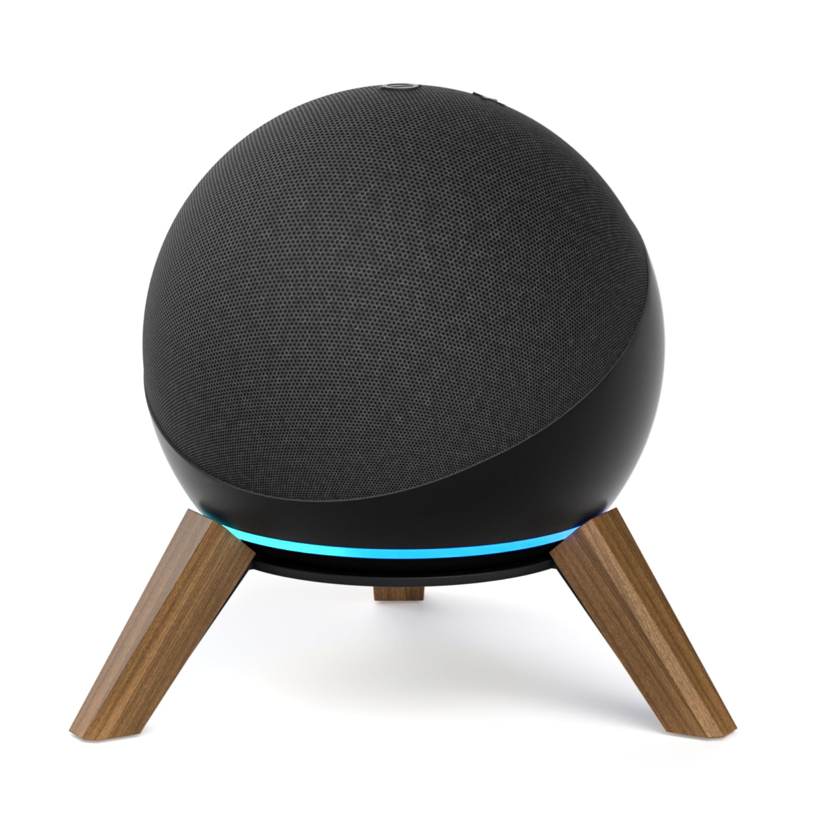 Wooden Desktop Stand For Echo Dot 4Th Gen / 5Th Gen Stand Holder For Better Sound   Wood Tripod Speaker Stand Desk For Echo Dot
