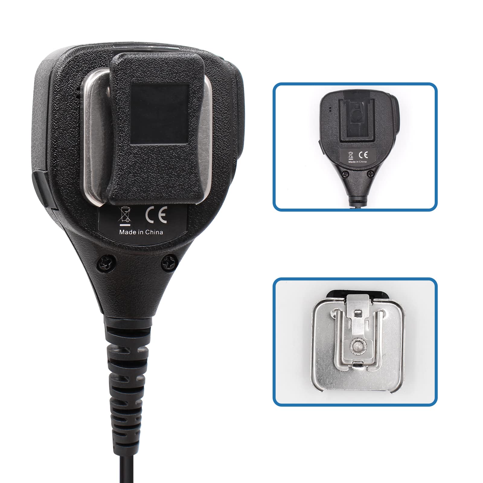 Ifreqtech Pmmn4051 Pmmn4051B Remote Speaker Microphone With 3.5Mm Audio Jack Compatible With Xts1500 Xts2500 Xts3000 Xts5000 Mt1