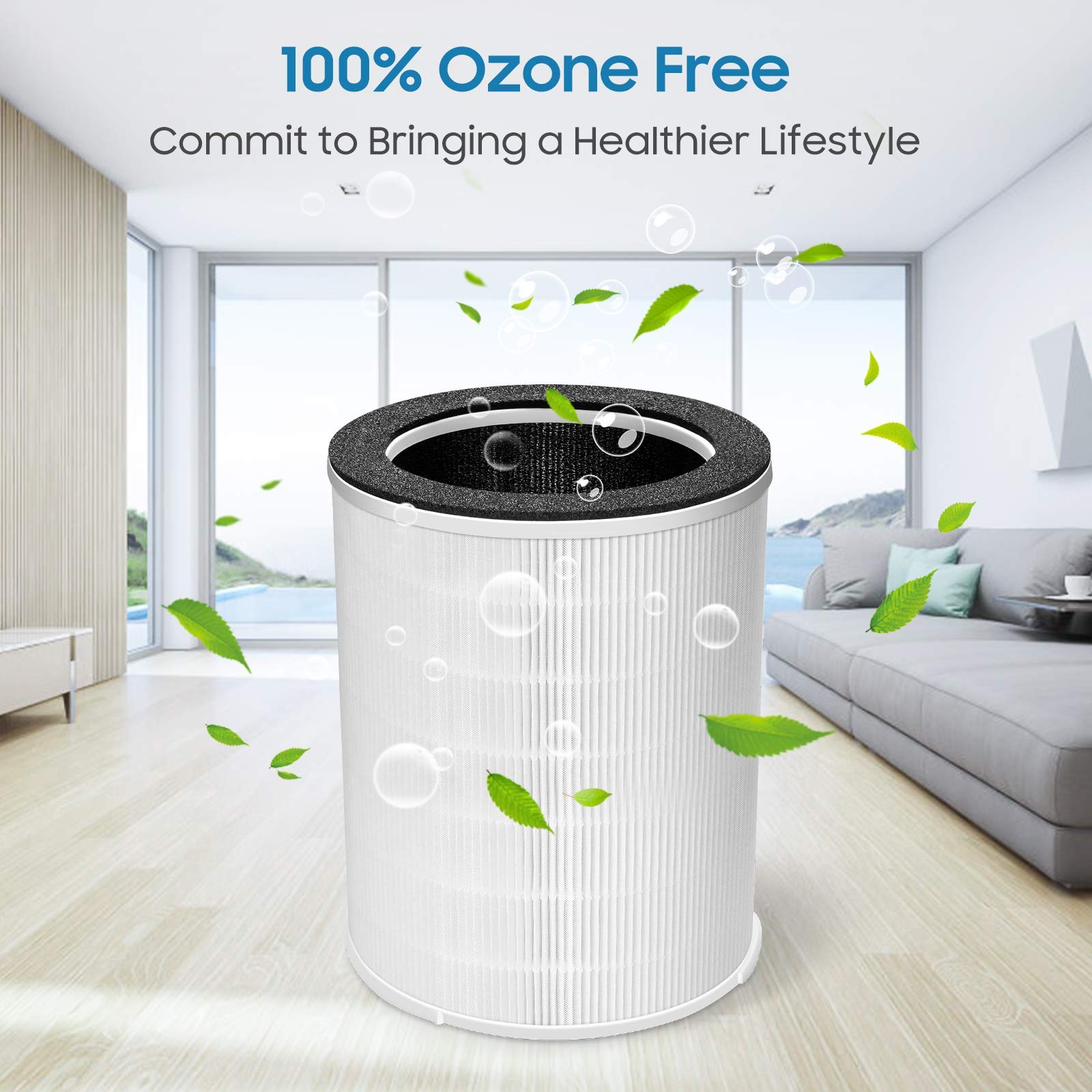 Letsport Air Purifier Replacement Filter, Fits Kokofit Kj510B Air Purifier, 3 In 1 Pre Filter, H13 True Hepa Filter, Particle An