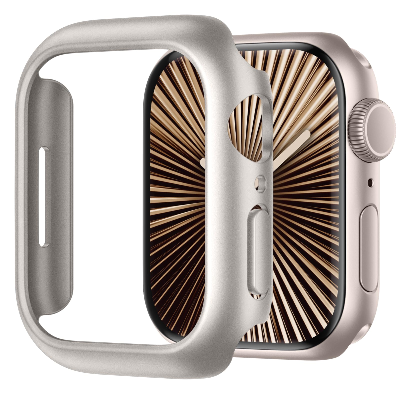 Recoppa Compatible for Apple Watch Case Series 10/11 42mm, Shockproof Ultra-Thin Hard PC Bumper Case All-Around Edge Protective 