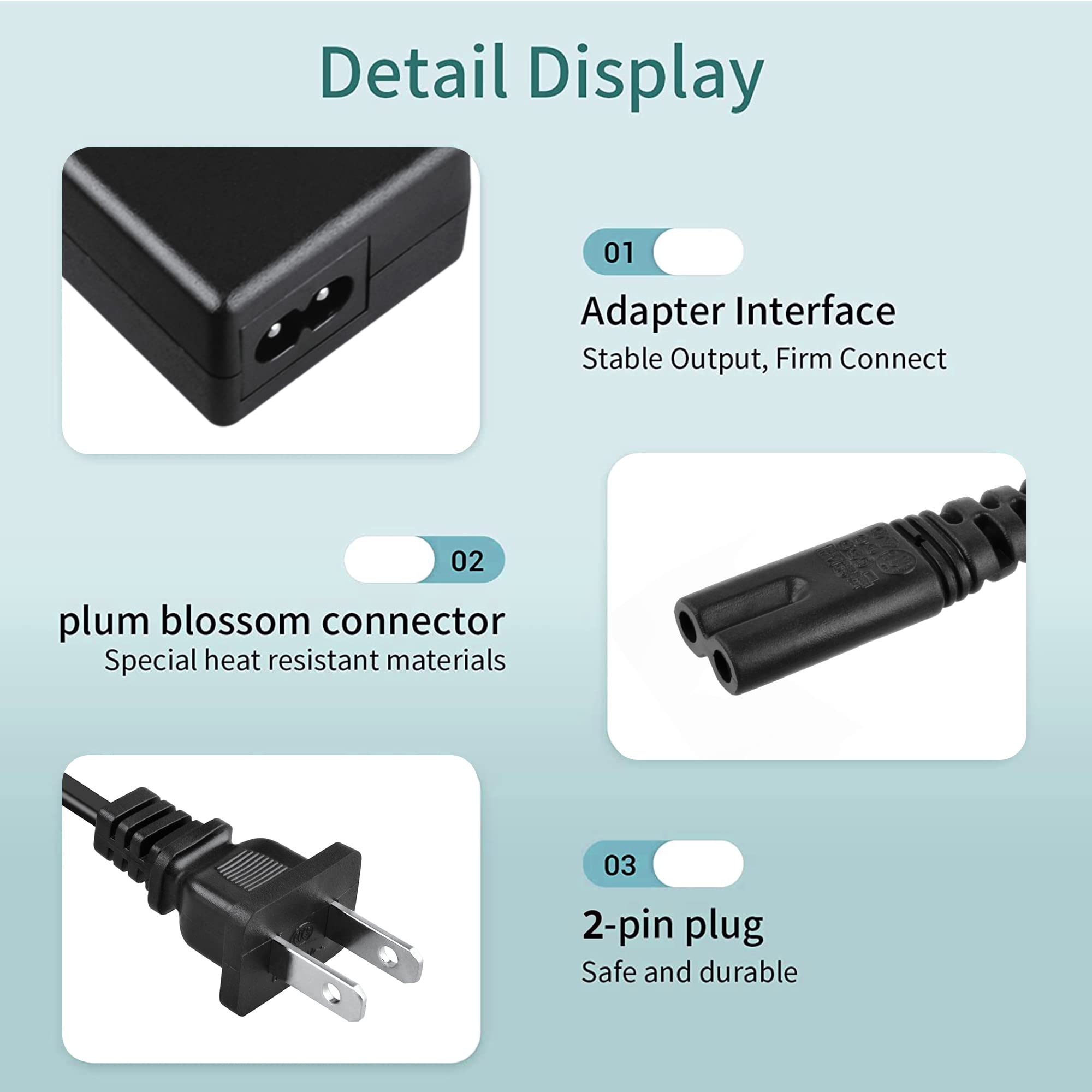 Sllea Ac Adapter Charger Compatible With Polk Audio Magnifi Max Sound Bar Dys902 190473W Power Supply Cord