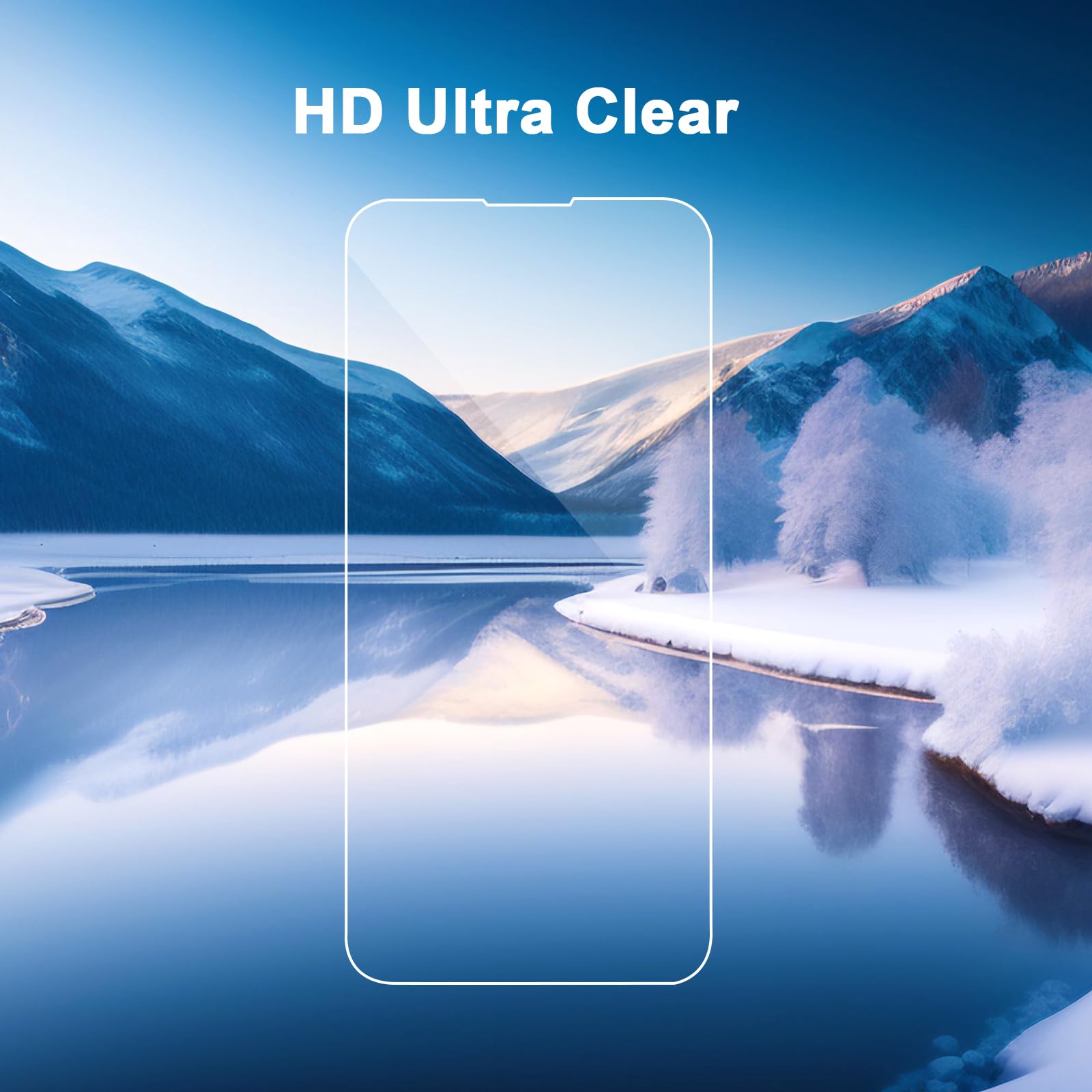 Sibeitu 3 Pack Screen Protector For Iphone 13 Pro With 3 Pack Camera Lens Tempered Glass Protector, 6.1 Inch Hd Clear Glass Film