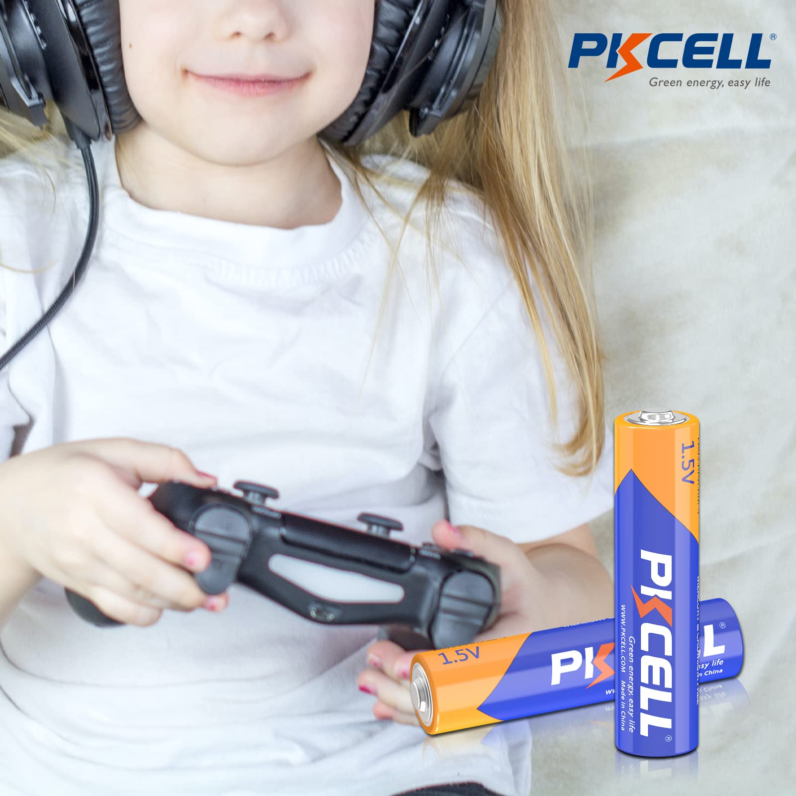 Pkcell Aa Aaa Batteries Combo Pack 24 Count   12 Double Aa Batteries And 12 Triple Aaa Batteries, 1.5V High Performance Alkaline