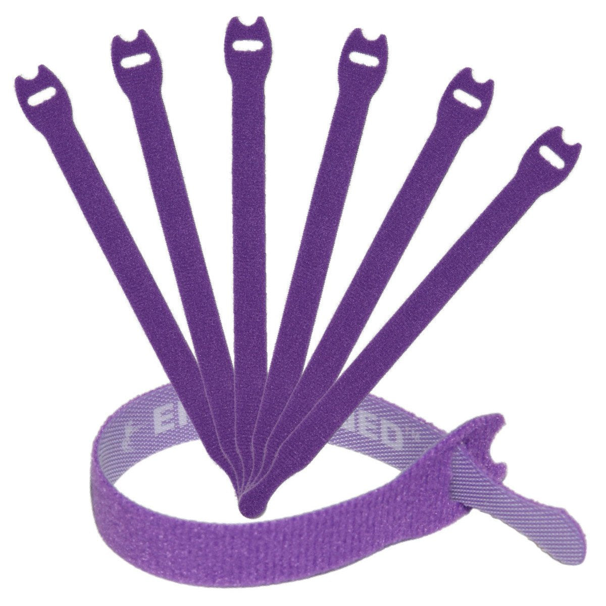 Reusable Cable Ties 1/2'' X 8'' For Cable Management And Organizing Cords   30 Pack Bundled With 2 Bonus Cinch Straps (Purple)