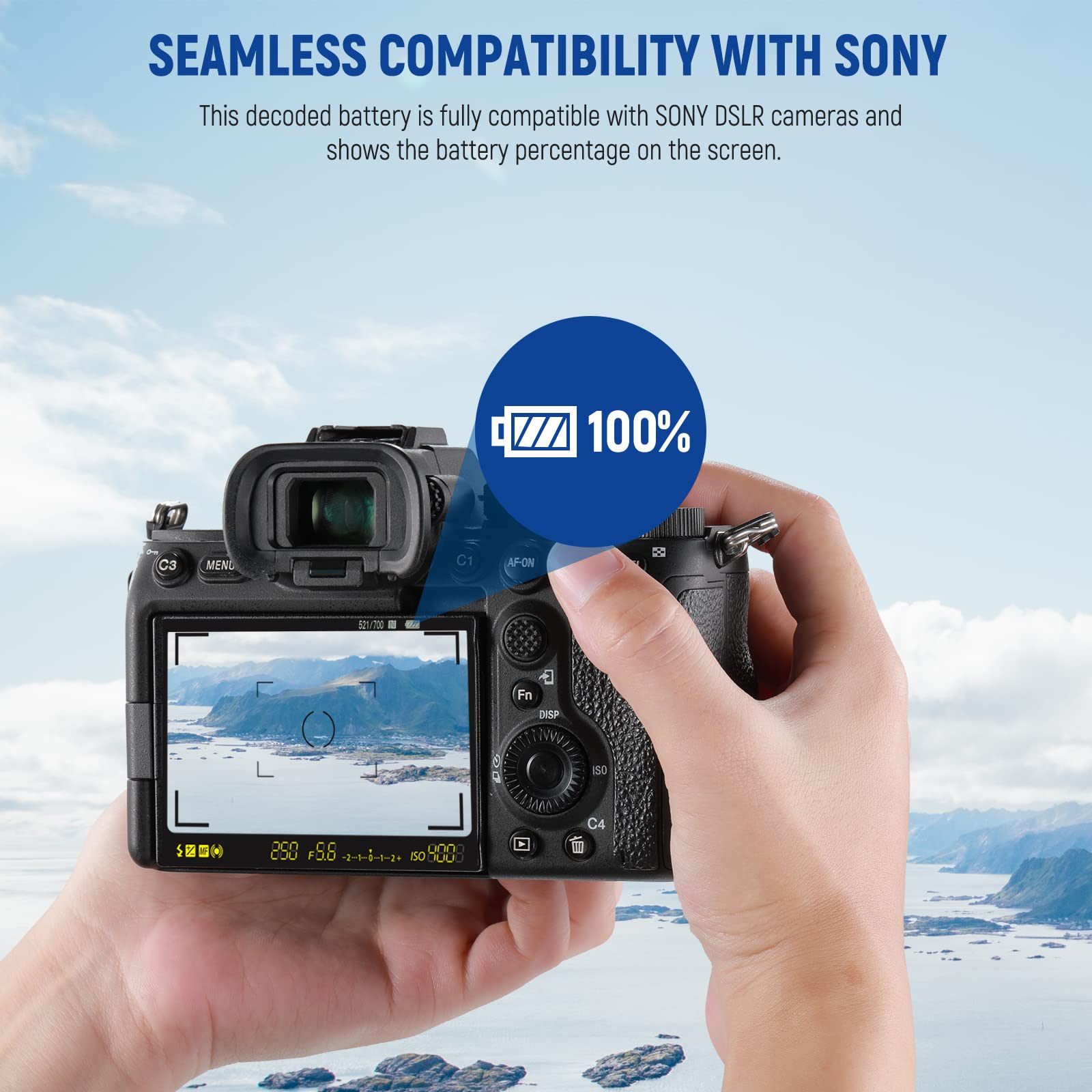 Neewer 2280Mah Np Fz100 Replacement Battery Charger Set, 2 Batteries And 1 Usb Dual Channel Charging Case Compatible With Sony A