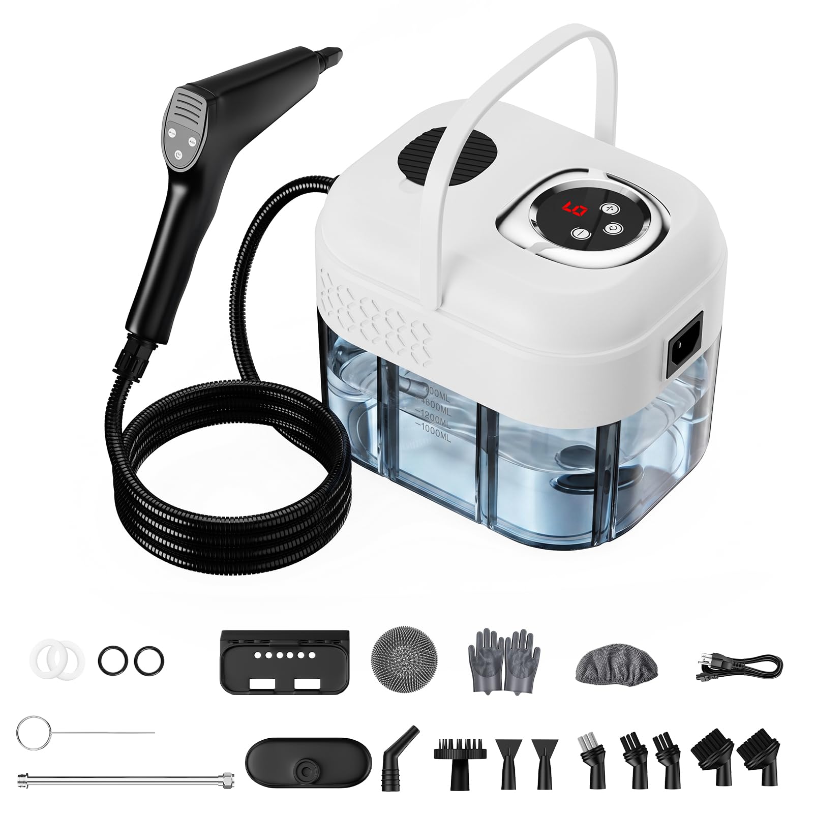 Steam Cleaner, 6Level Adjustable Handheld Steam Cleaner for Home & Car