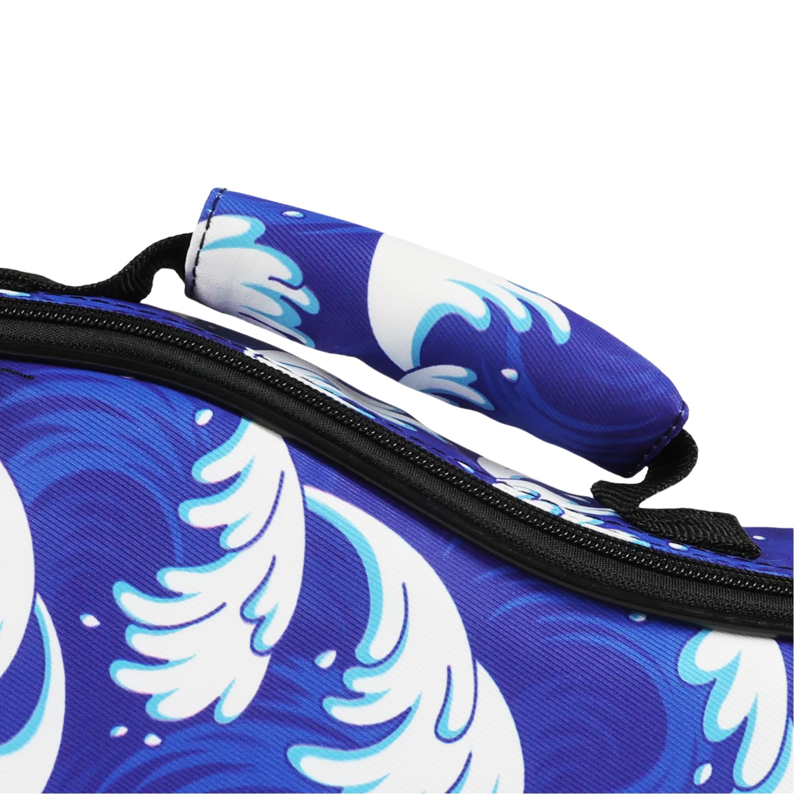 Cloudmusic Ukulele Case Gig Bag Padded Backpack For Soprano 21 Inch(Soprano, Hawaii Hibiscus And Palm In White)