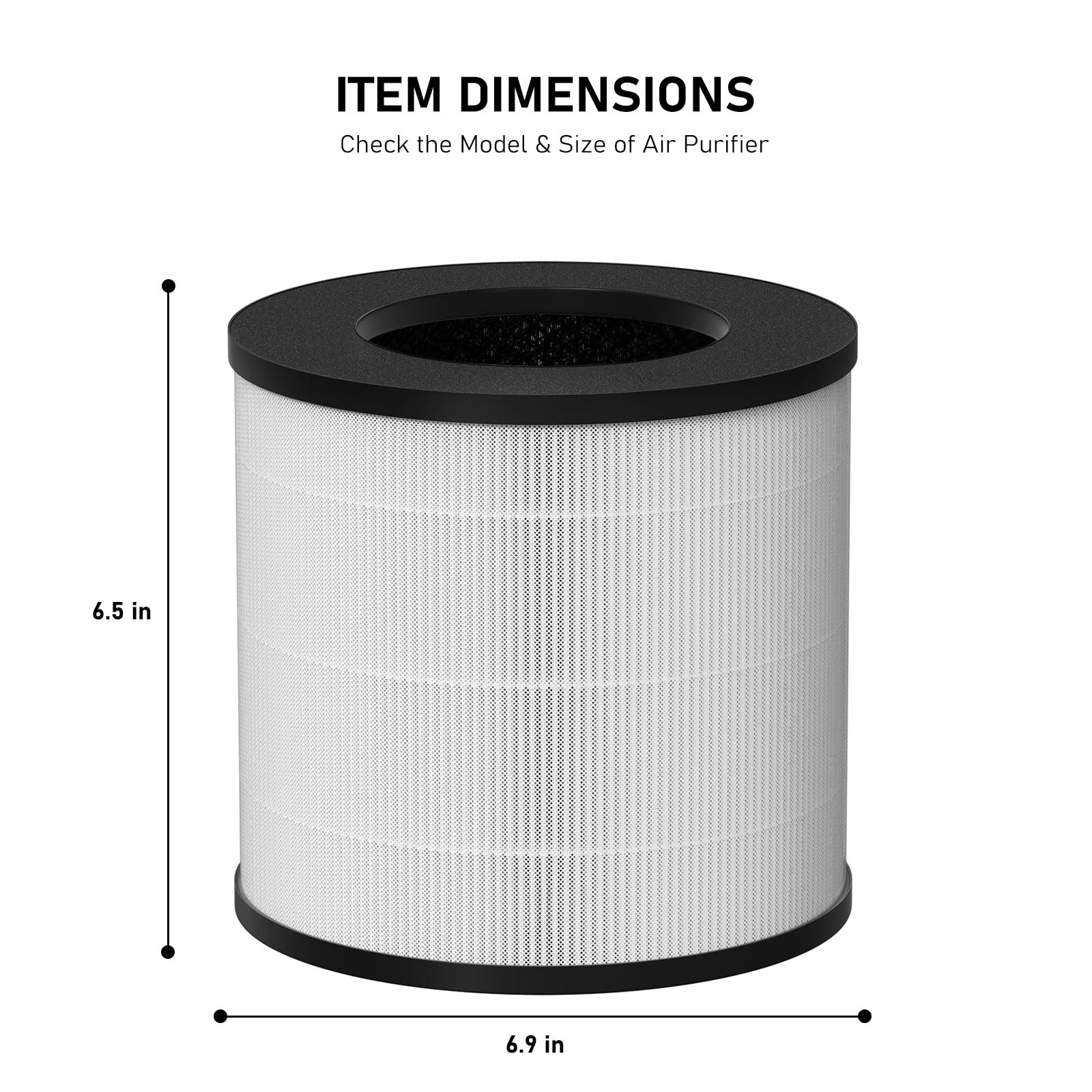 Curebilee Air 14 True Hepa Replacement Filter, Compatible With Ma Air Cleaner Purifier Ma#14, Ma#14W, And Ma#14B, 3 In 1 True He