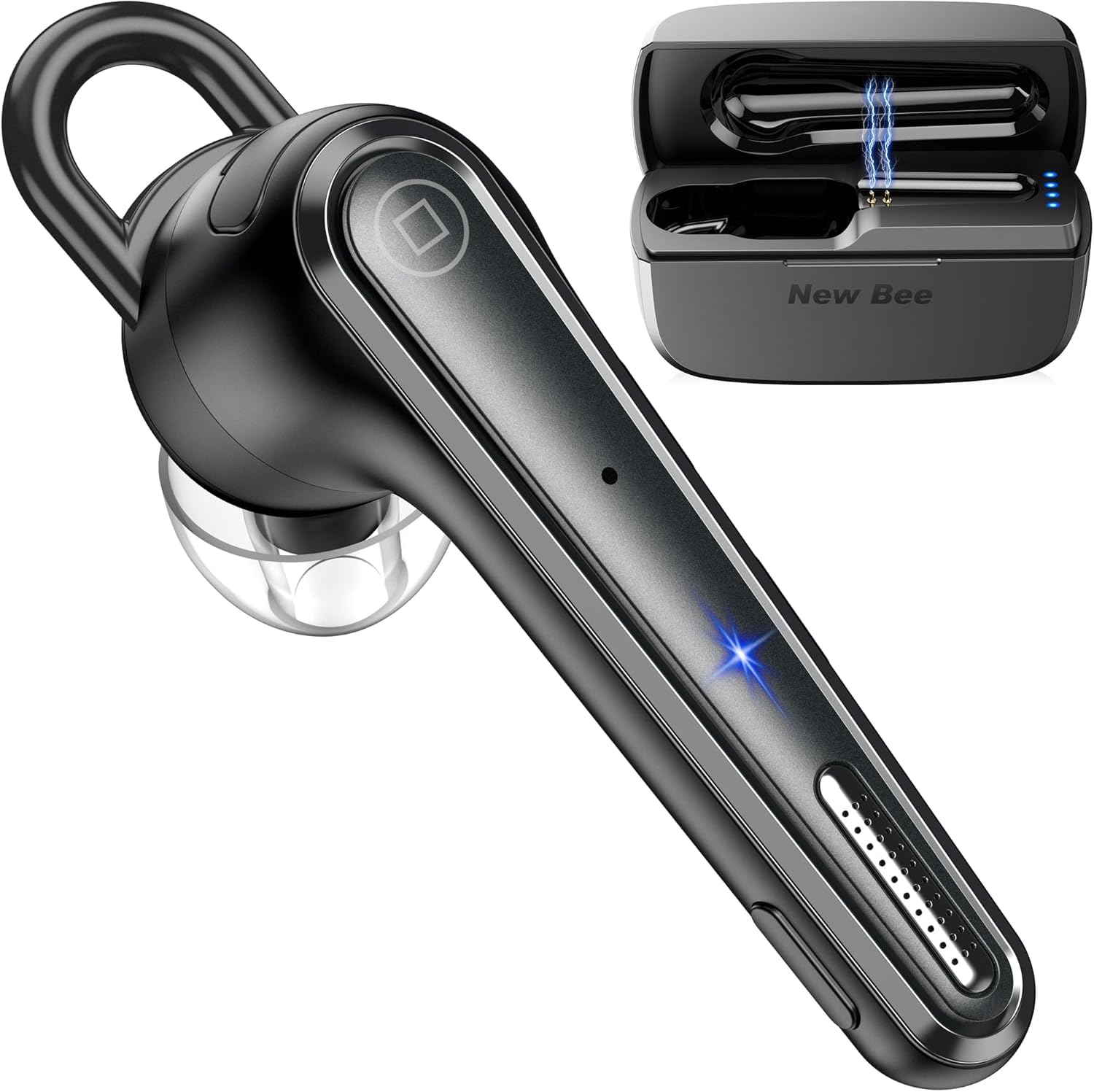 New Bee Bluetooth Earpiece Wireless Bluetooth Headset for Cellphone