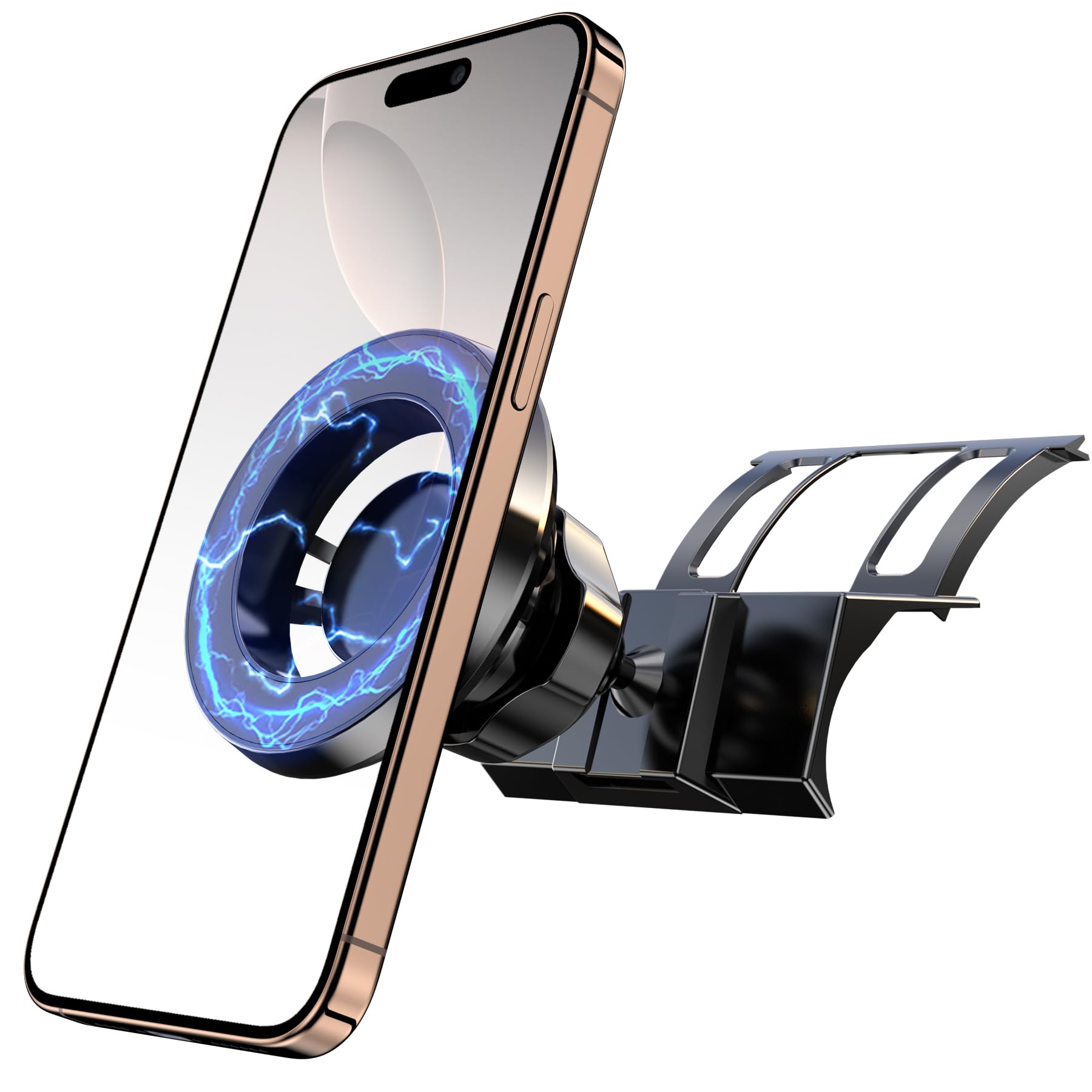 Jdhdl For Magsafe Car Mount For Toyota Rav4 2019-2025,Hybrid Xse Limited,Prime Xse 2021-2025 Car Phone Holder Mount Compatible I