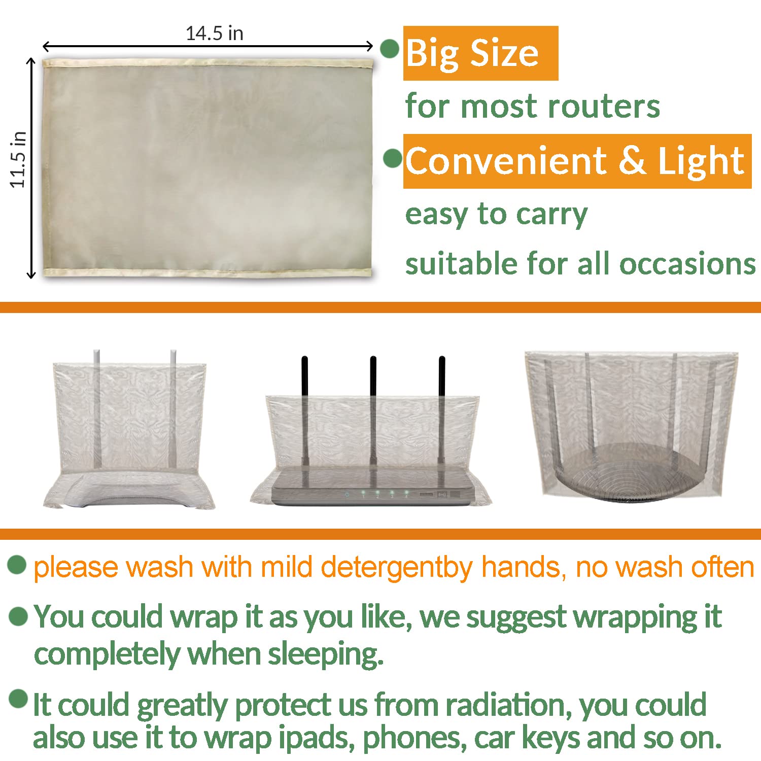 Wifi Cover Wifi Router Cover Protect Us Wifi Guard 11.5In 14.5In