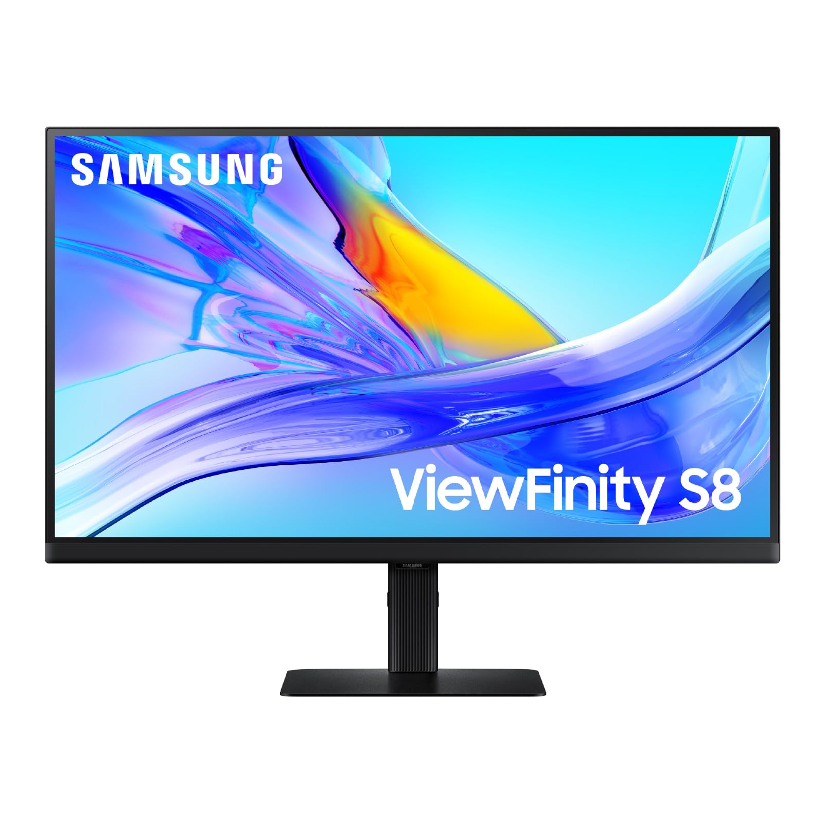 SAMSUNG 27-Inch ViewFinity S8 (S80UD) 4K UHD High Resolution Monitor with HDR10, USB-C, Height Adjustable Ergonomic Stand, Built