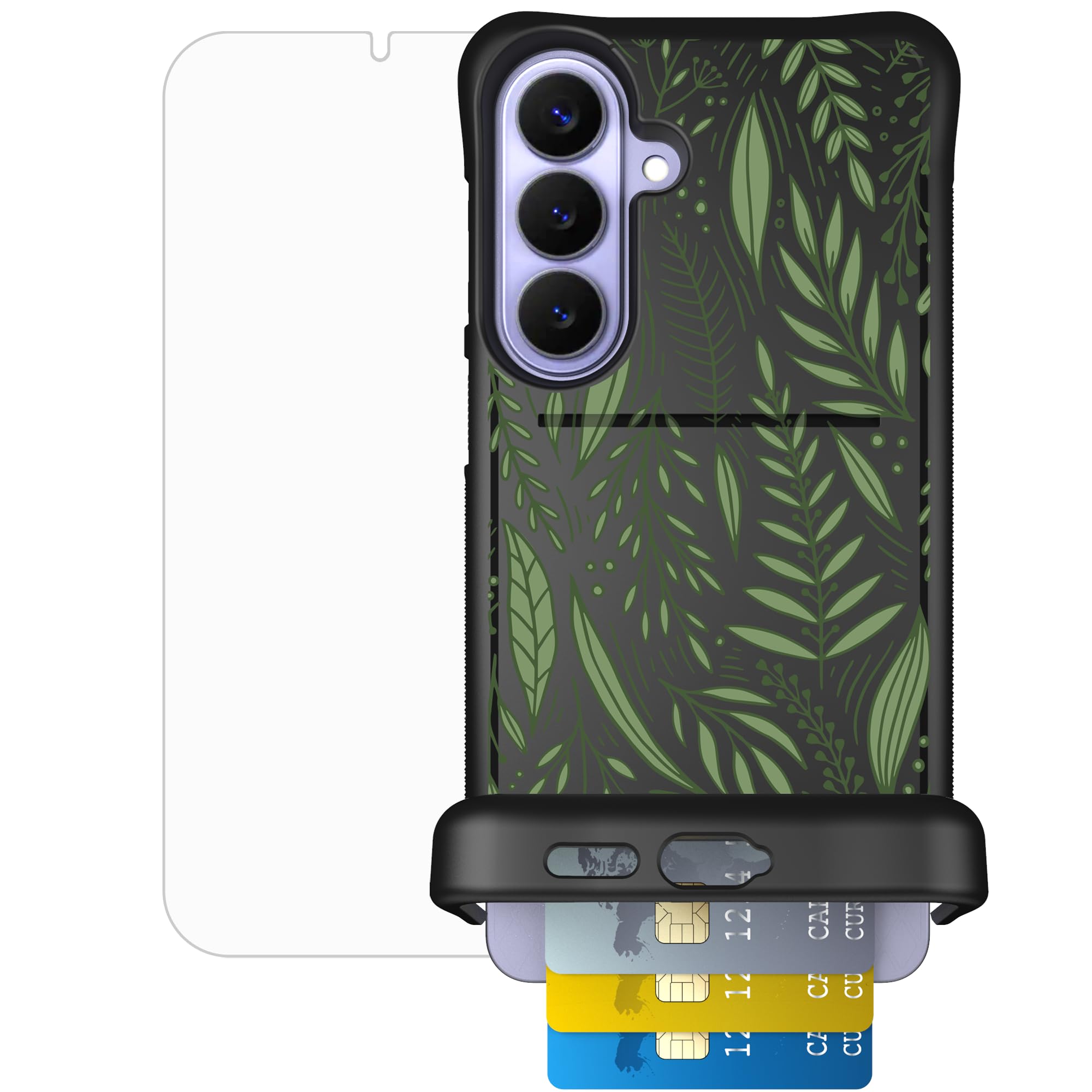 Scooch for Samsung Galaxy S26+ Plus Case with Card Holder, Wingmate Wallet Case with Hidden Card Slot and RFID Protection, Bundl