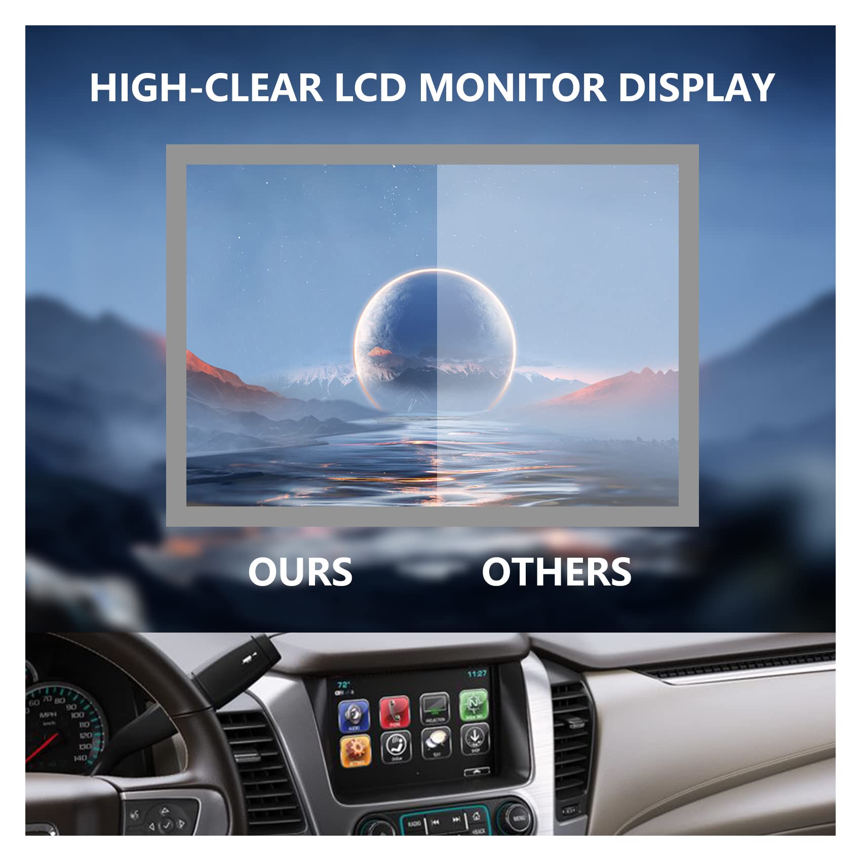 Fit Gmc 8'' Touch Screen   Lcd Display Touch Screen Replacement New Oem Compatible With 2015 2018 Chevrolet Silverado Suburban T