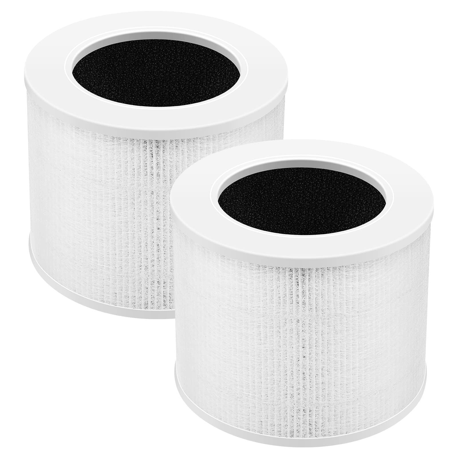 2 Pack Core Mini H13 True Hepa Replacement Filter For Levoit Core Mini Air Purifiers, 3 In 1 Core Mini Rf Filter Replacement