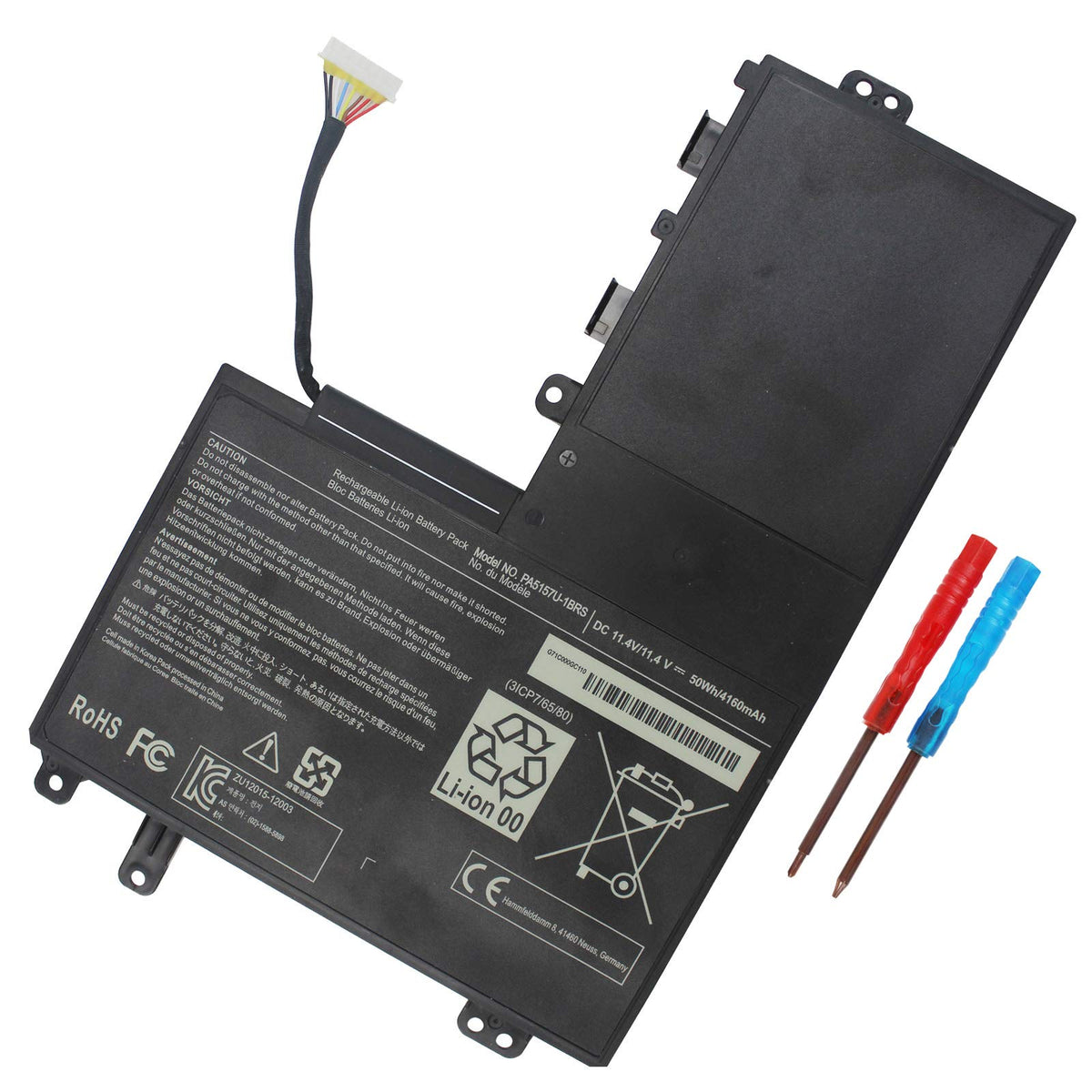 Dmkaollk 50Wh Pa5157U 1Brs Laptop Battery For Toshiba Satelite E55 A5114 E45T A E45T B4204 E45T A4300 E45T A4200 E45T A4100 E55T