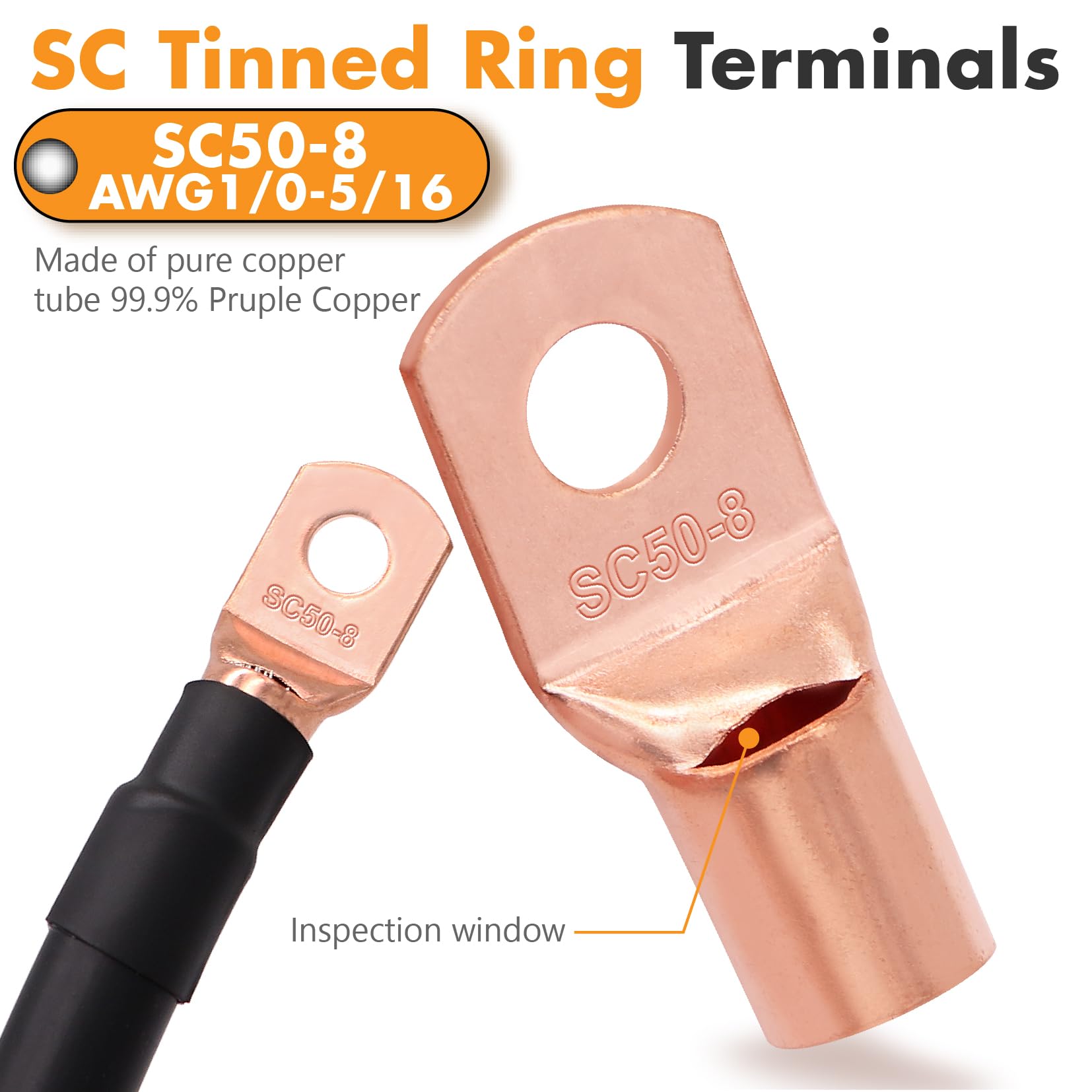 1/0 Gauge Wire (40Ft) Copper Clad Aluminum Caa Car Amplifier Power Ground Cable,Automotive Wire, Battery Cable, Car Audio Speake