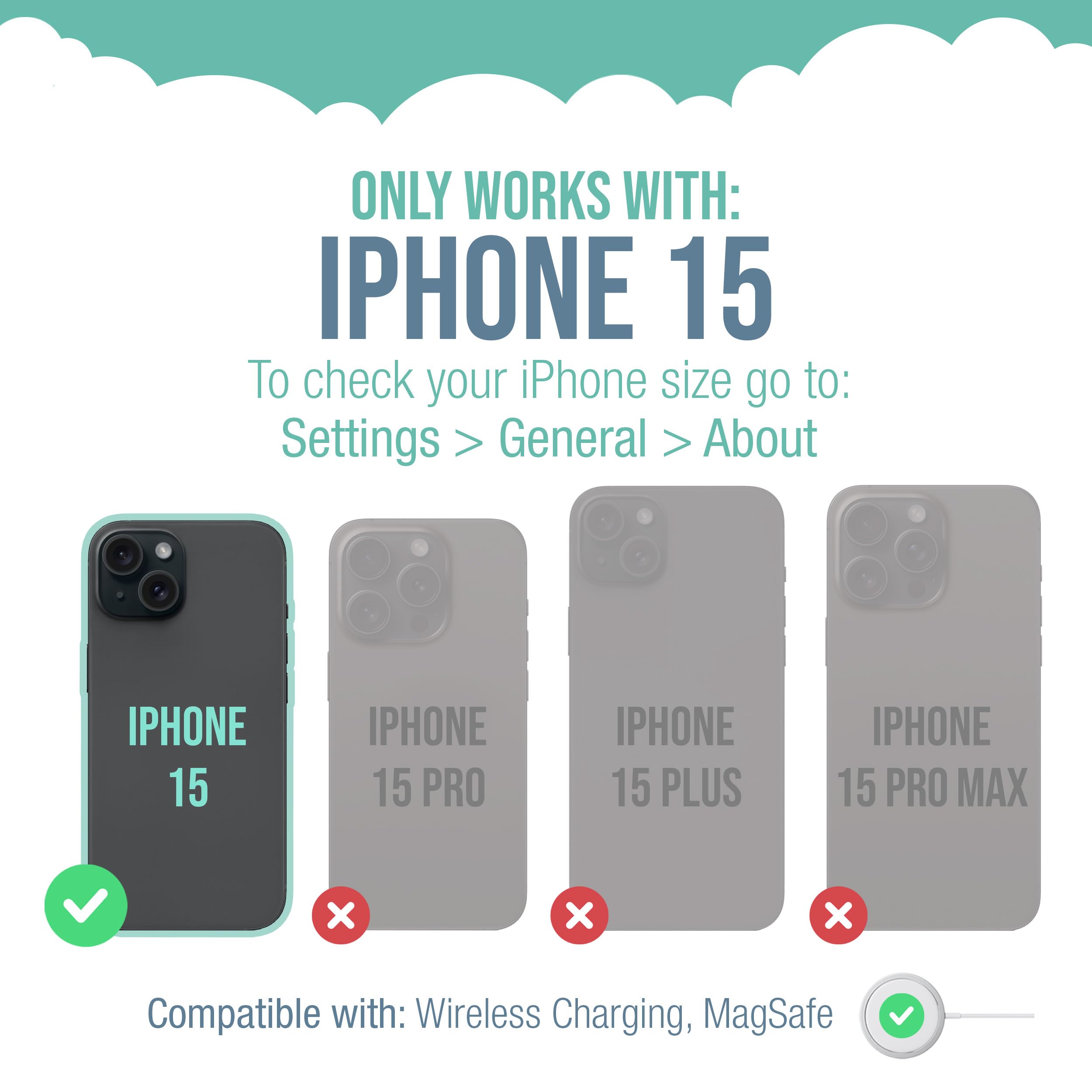 Smartish Iphone 15 Magnetic Case   Gripmunk Compatible With Magsafe [Lightweight + Protective] Slim/Thin Grip Cover For Apple Ip