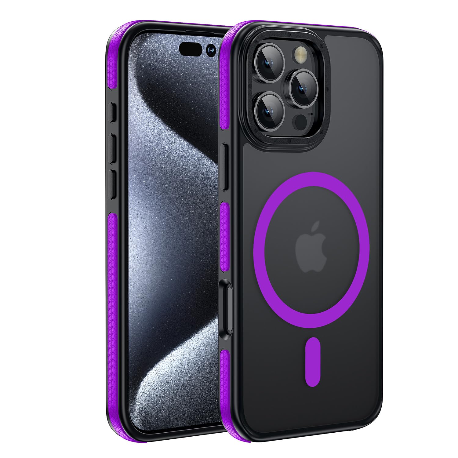 Yzoiko Strong Magnetic Case For Iphone 16 Pro [10Ft Military Grade Protection] Compatible With Fit Magsafe Shockproof Slim Thin