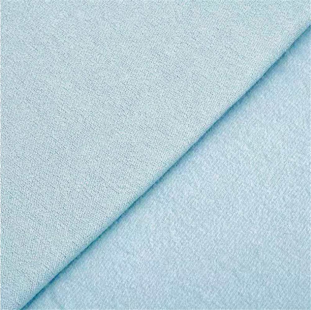 Coberllus Newborn Baby Photo Props Blanket Stretch Knit Double Side Wrap For Boys Girls Photography Shoot (Light Blue)