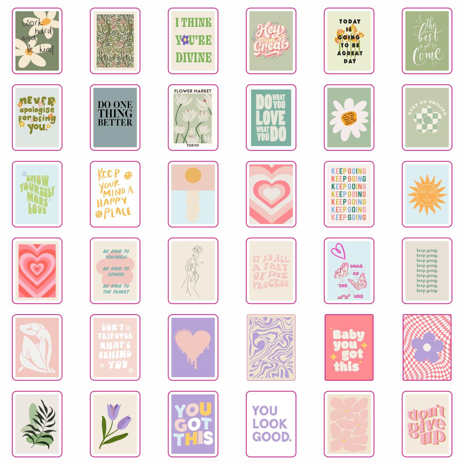 Inspirational Quote Stickers For Water Bottle And Laptop   Inspirational Quote Party Favors & Decorations, Waterproof Vinyl Deca