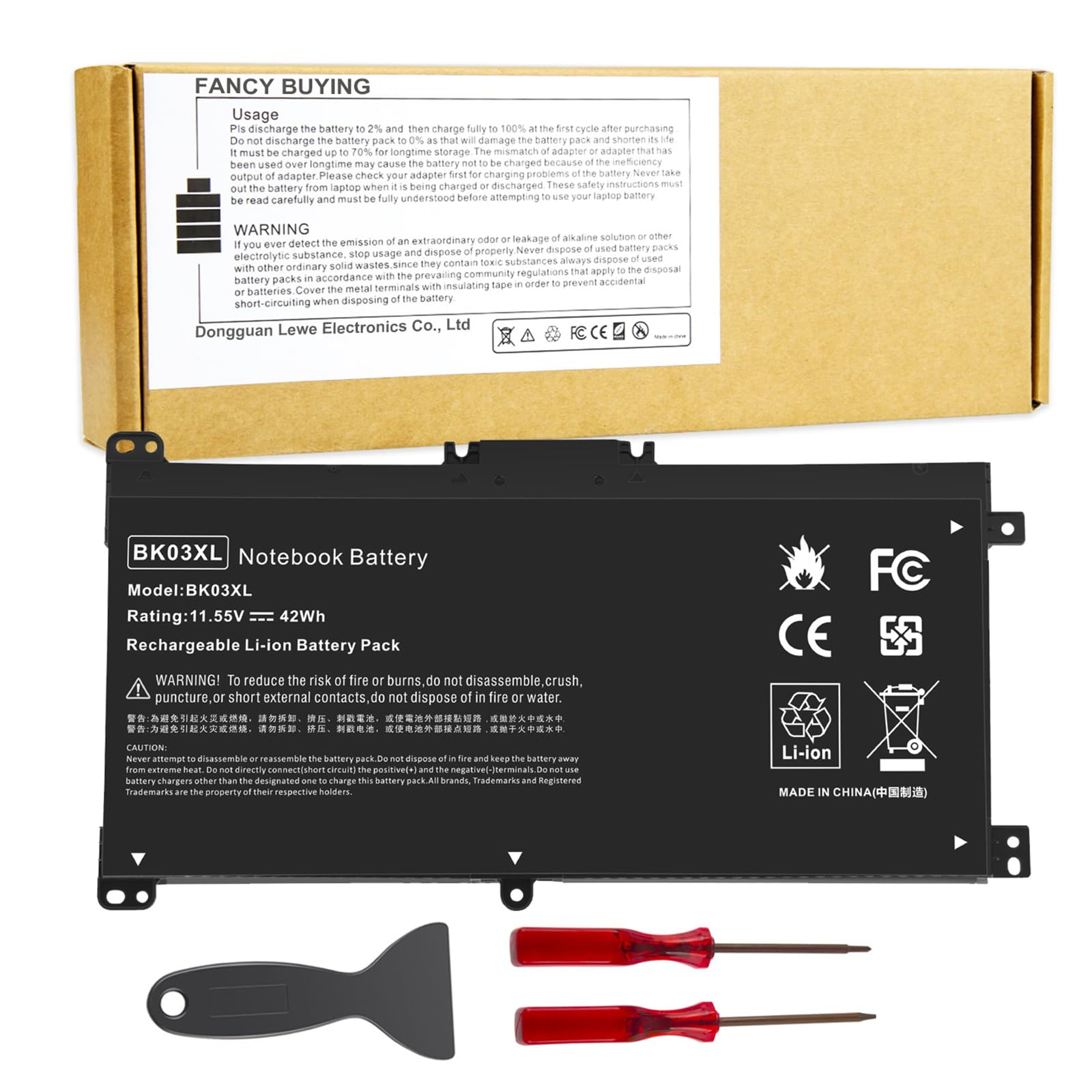 Bk03Xl Battery For Hp Pavilion X360 14 Ba000 14M Ba000 14M Ba011Dx 14M Ba013Dx 14M Ba014Dx 14M Ba015Dx 14M Ba114Dx 14 Ba000 14 B
