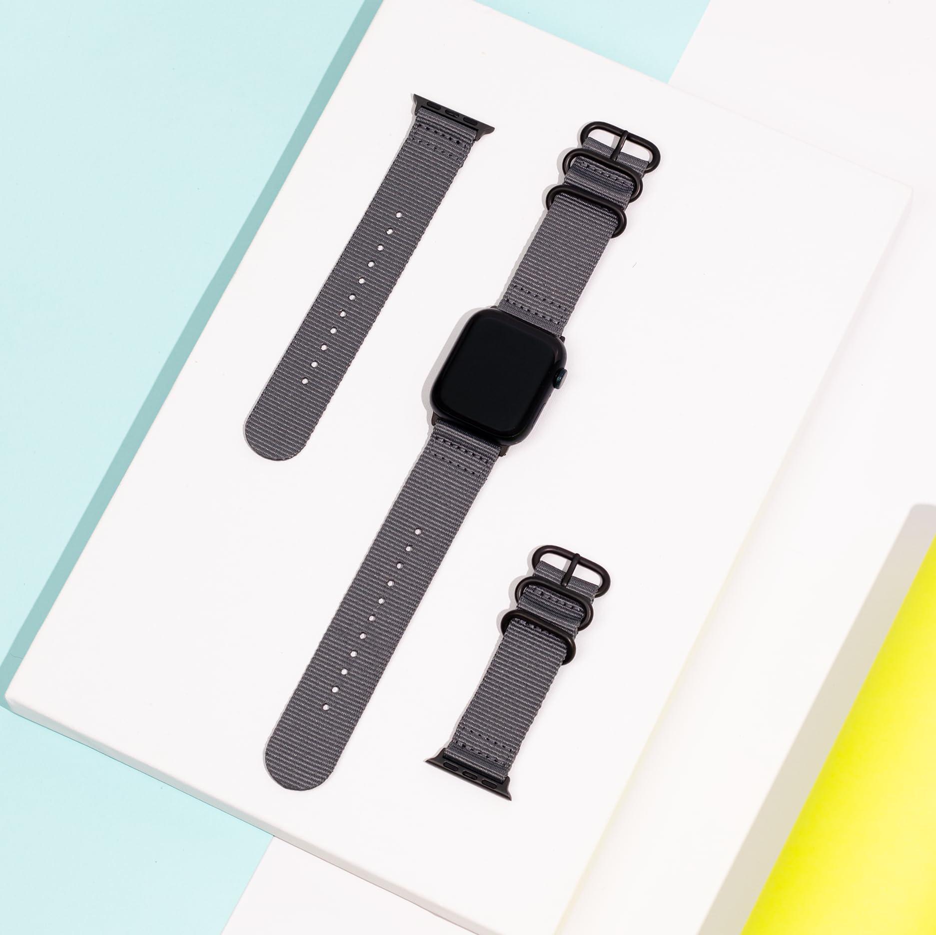 Carterjett Rugged Sport Band 23 Epic Styles, Water Resistant Breathable & Adjustable Nylon    Men & Women Compatible With Apple