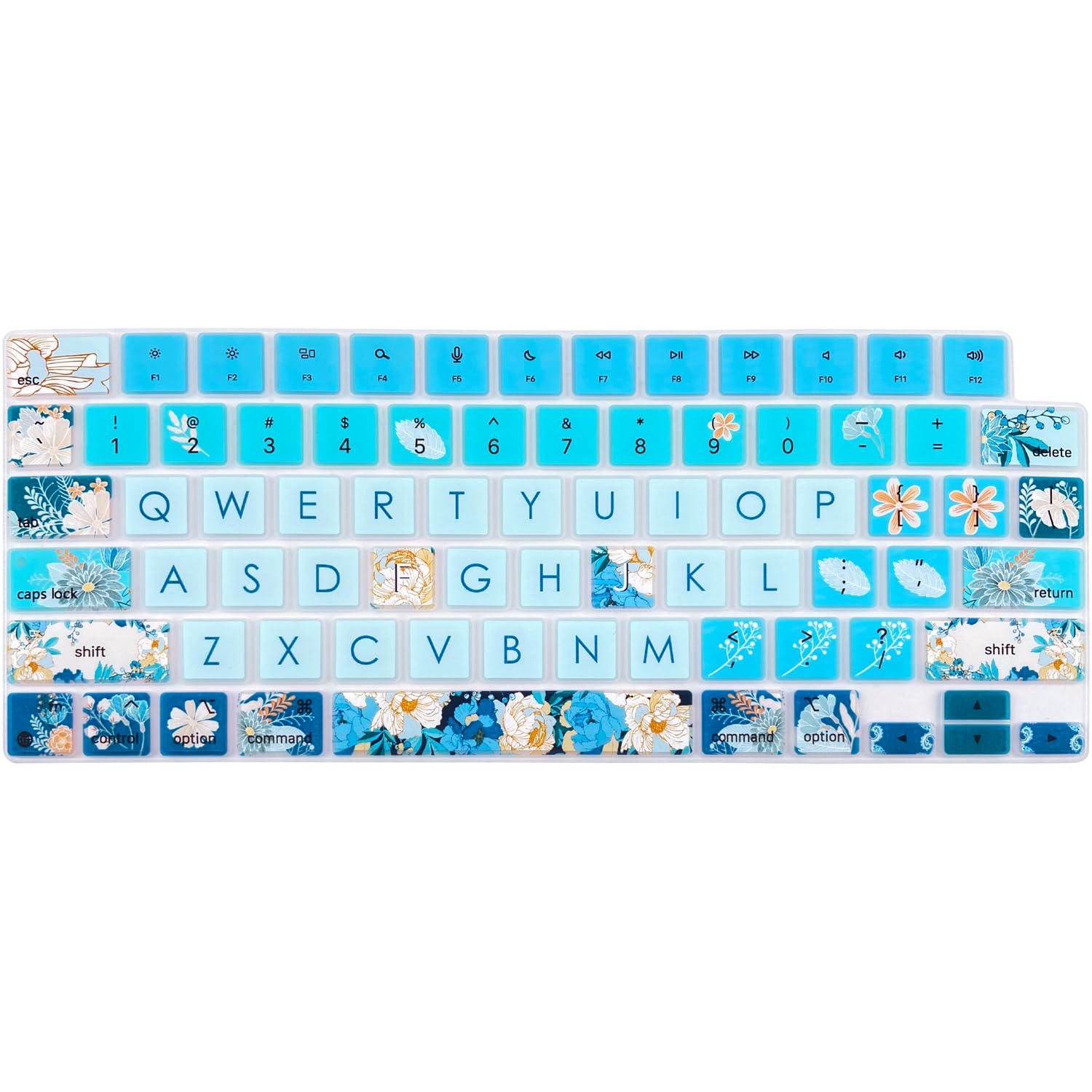 Wslucko Keyboard Cover Skin For 2021 2024 Macbook Pro 14''/16    (Model: A2442 A2485 A2992 A2779 A2780 A2991 A2918 M1 M2/M3 Pro