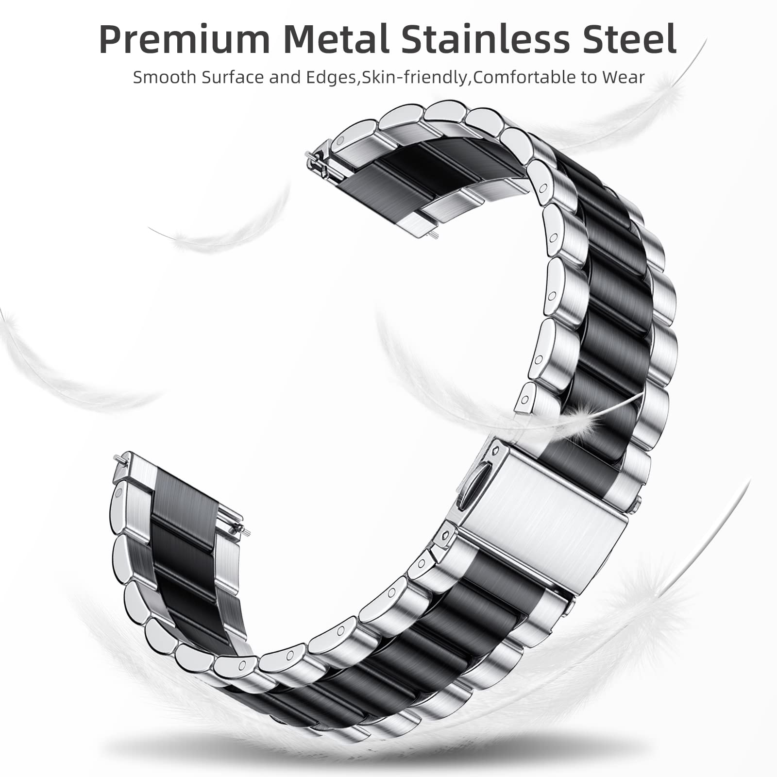 Lerobo Compatible With Samsung Galaxy Watch 7 6 5 4 Band 40Mm 44Mm/Galaxy Watch 6 4 Classic Band 43Mm 47Mm 46Mm 42Mm/Active 2 40