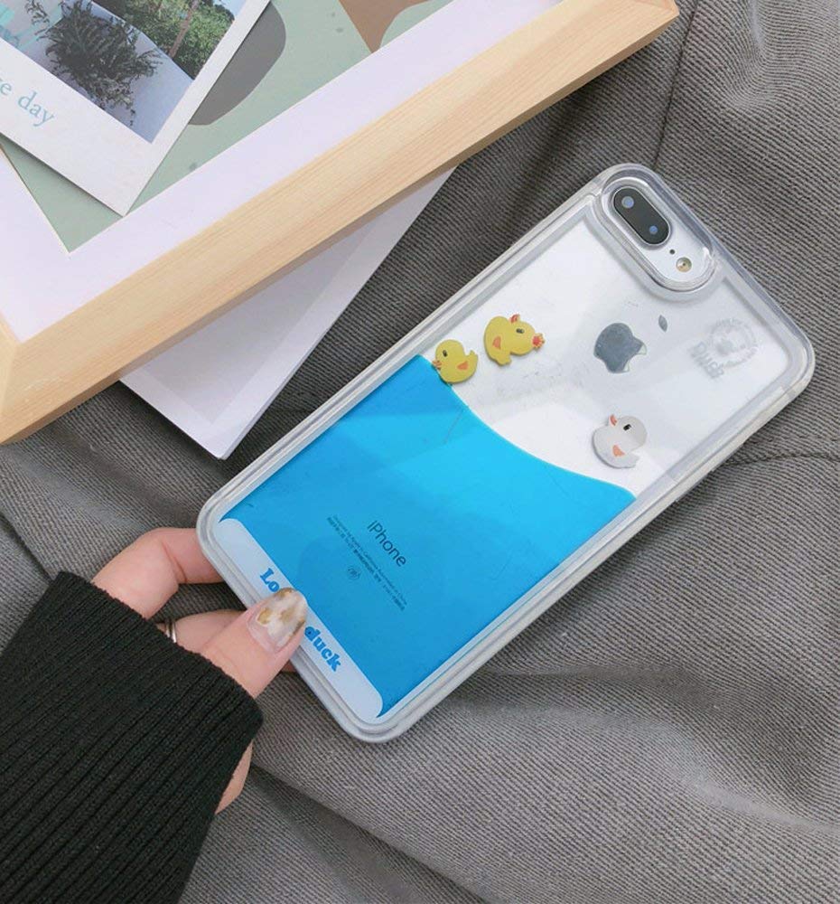 Unnfiko Liquid Case Compatible With Iphone 14 Pro, 3D Cool Quicksand Flowing Floating Bling Glitter Sparkle Soft Case For Girls