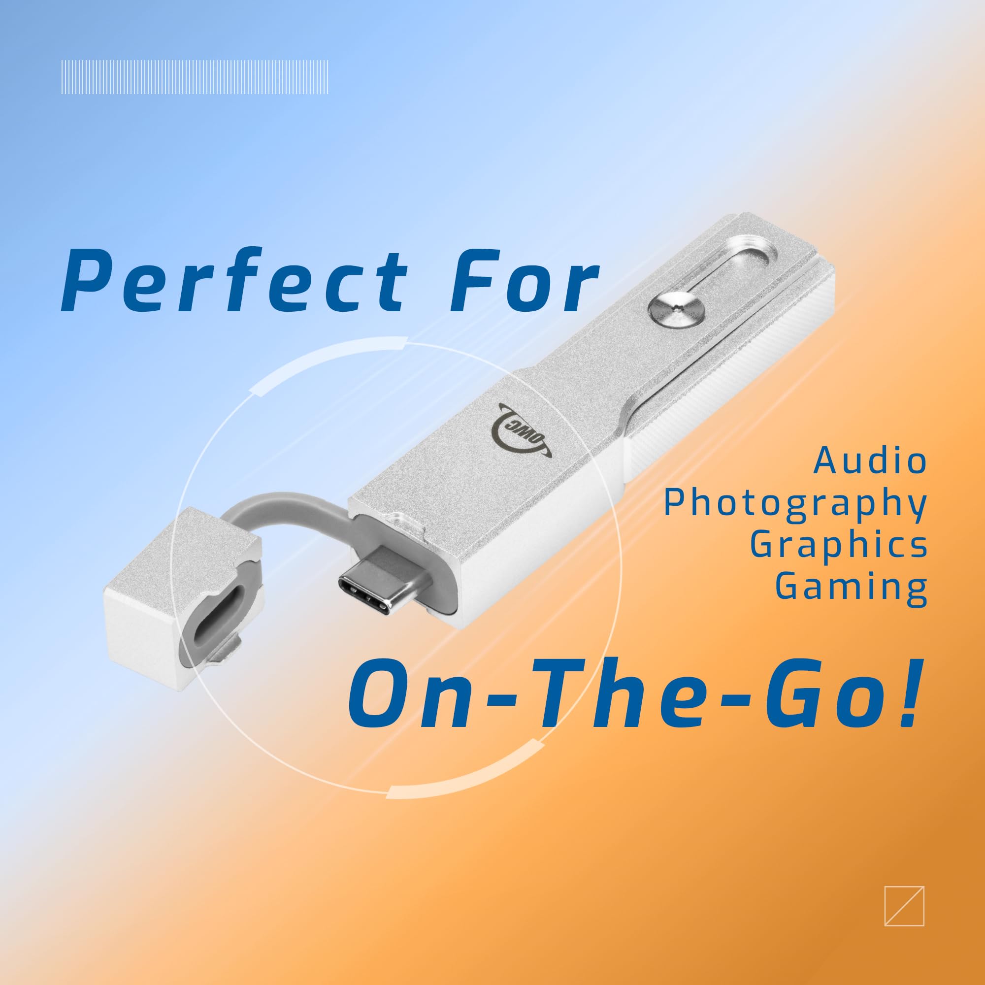 Owc Envoy Pro Mini Portable 500Gb External Ssd, Usb C Usb A 3.2 Gen 2 Ssd Stick, Up To 946 Mb/S Consistent Speeds, Plug And Play