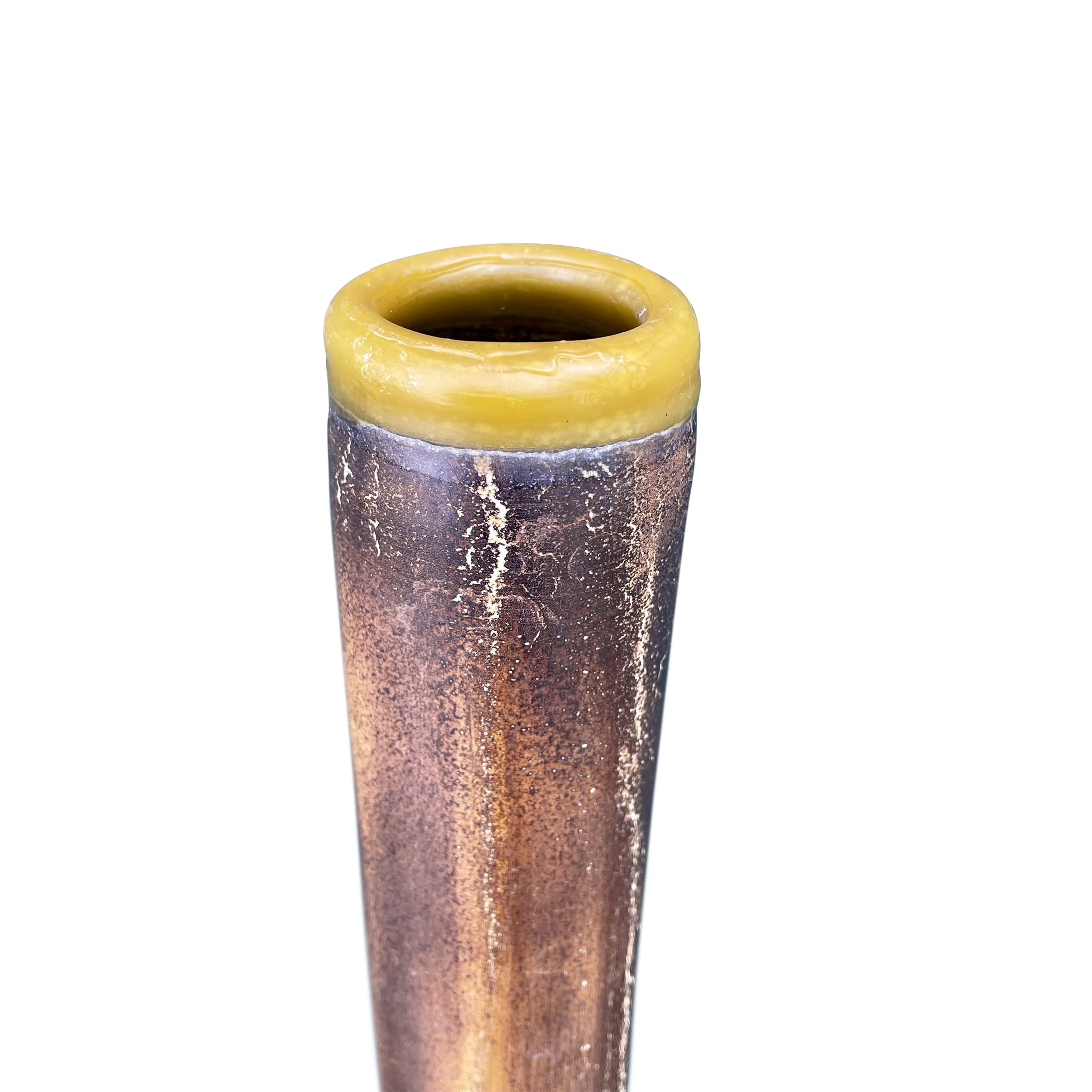 Hand Fired Modern Didgeridoo   Beeswax Mouthpiece   Easy Player!   Key Of D   By World Percussion Usa