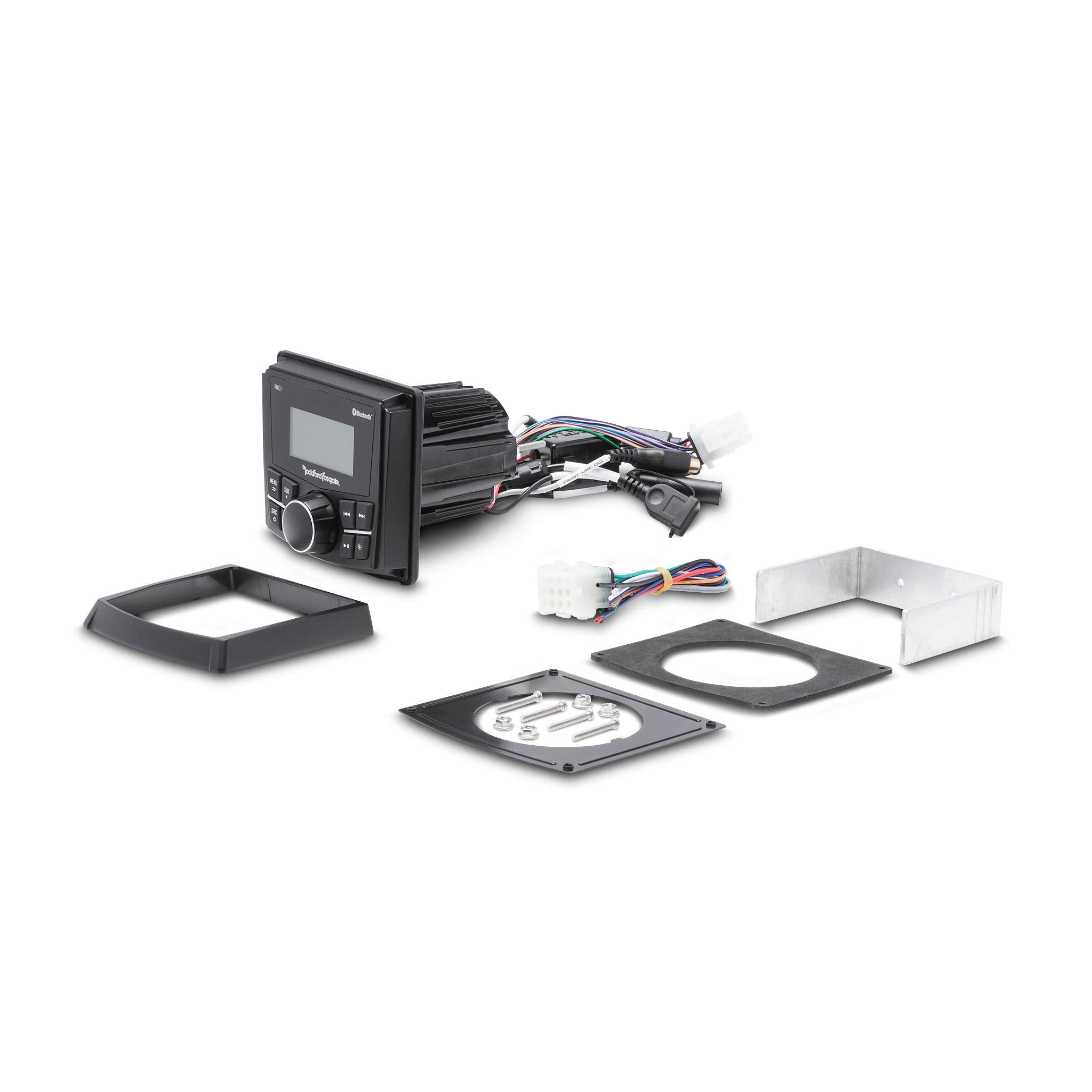 Rockford Fosgate Punch Marine Pmx 1 Digital Media Receiver With 2.3'' Dot Matrix Lcd Display