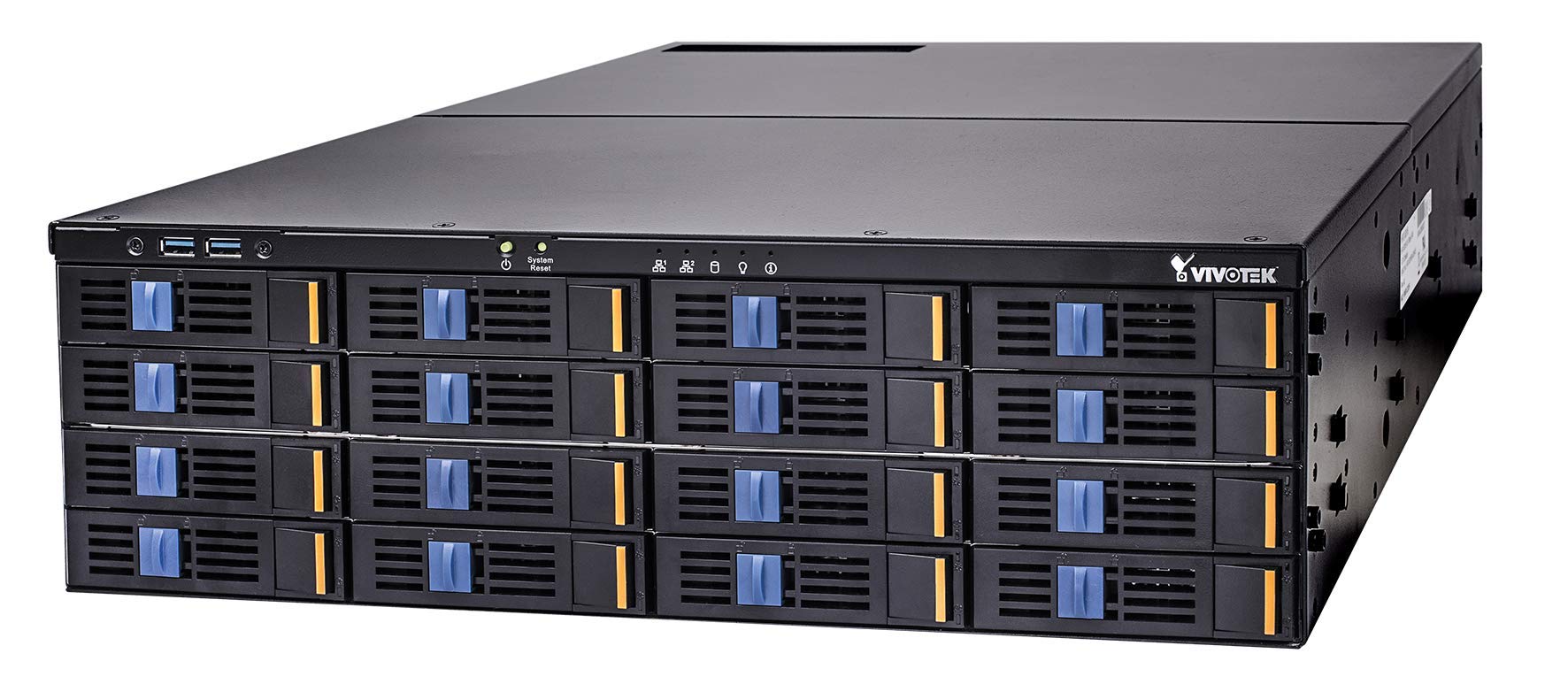 Vivotek NVR NR9782V2 128Channel H.265 16xHDD 3U Dual GbE NVR Brown box