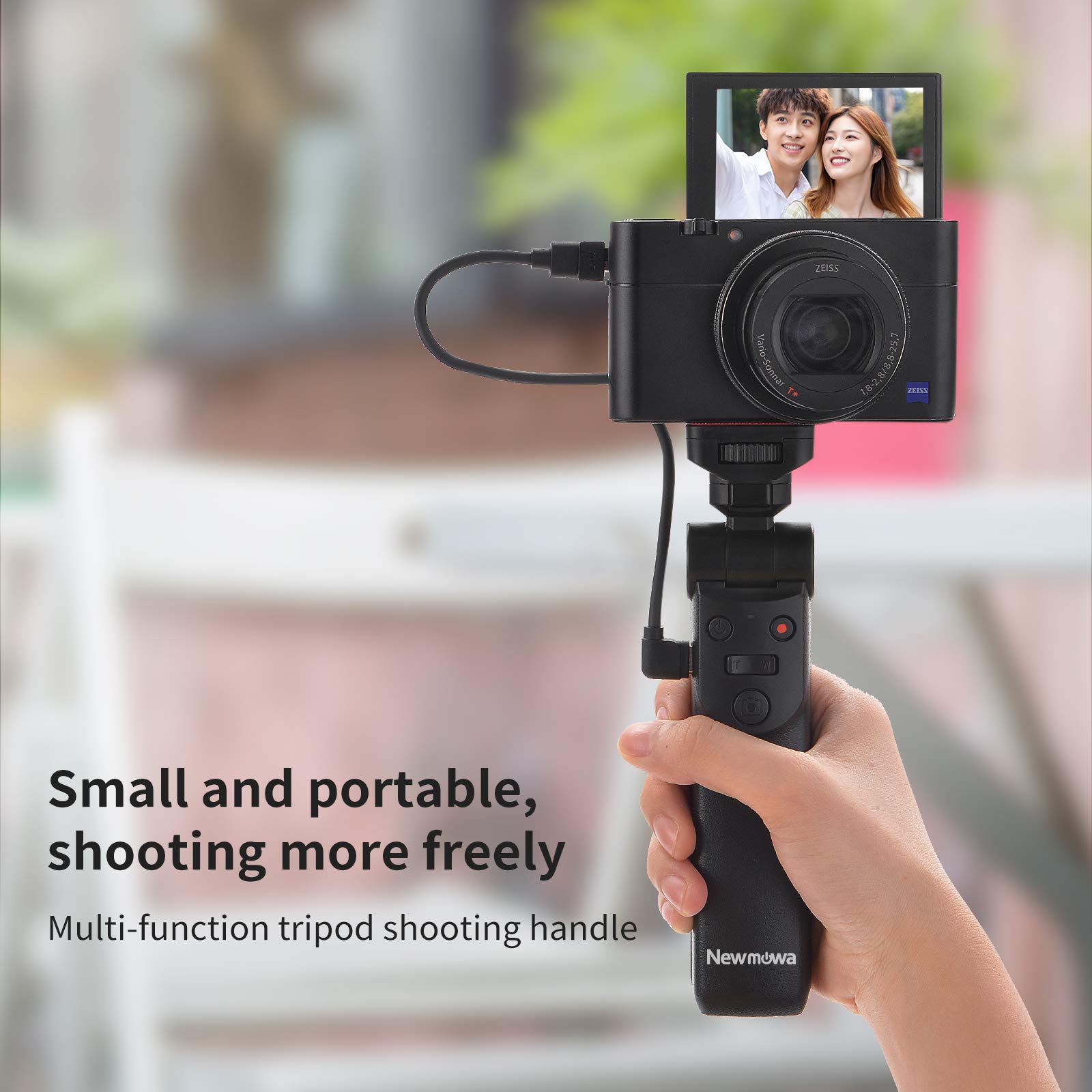 Newmowa Mini Shooting Grip Vlog Camera Grip For Sony Vlogger Grip For Sony Zv1 Rx100 Vii Rx100M2 Rx100M3 Rx100M4 Rx100M5 Rx100M7