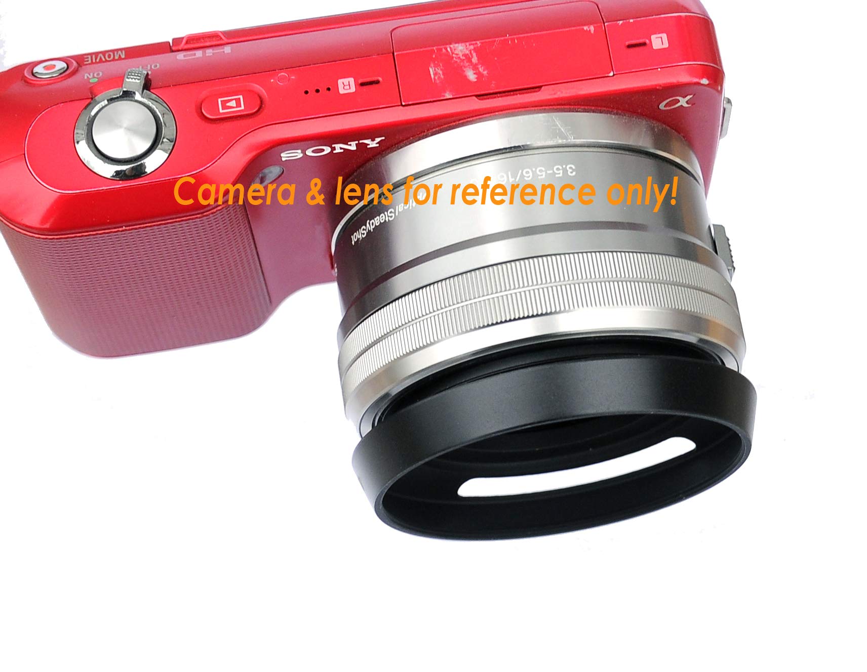 Fotasy 39Mm Slim Low Profile Designed Metal Curved Metal Screw In Lens Hood Shade For Leica Leitz Voigtlander Canon Fuji Nikon O