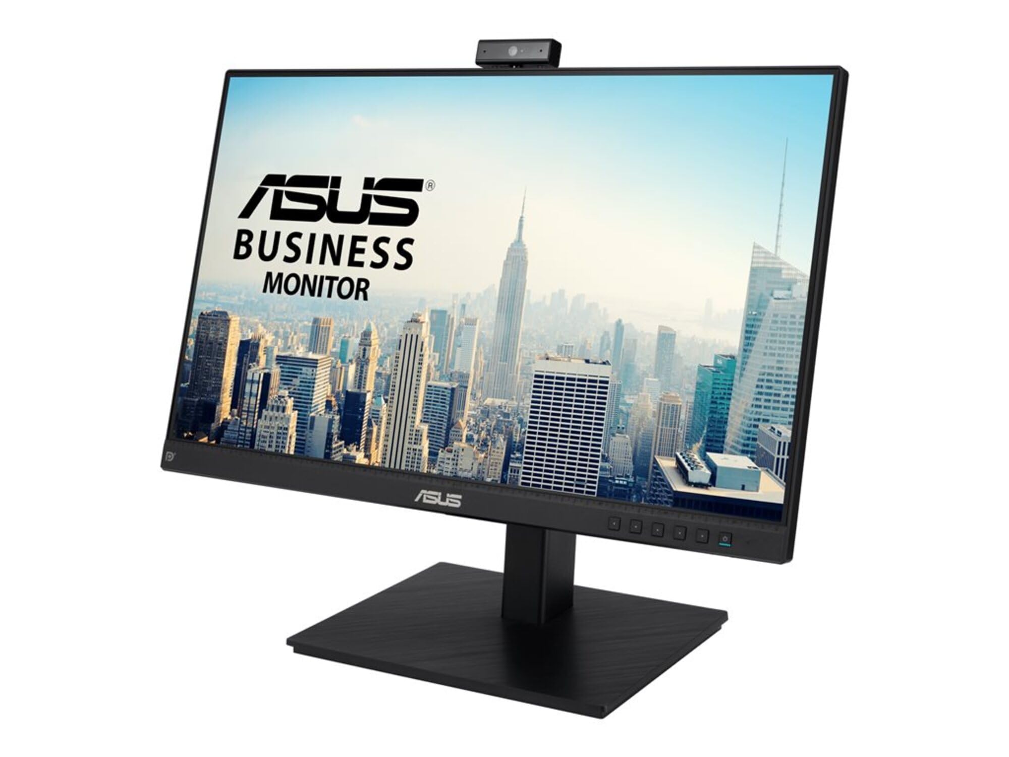 ASUS 24    1080P Video Conferencing Monitor (BE24EQSK) - Full HD, IPS, Built-in Adjustable 2MP Webcam, AI Noise-canceling Mic, S