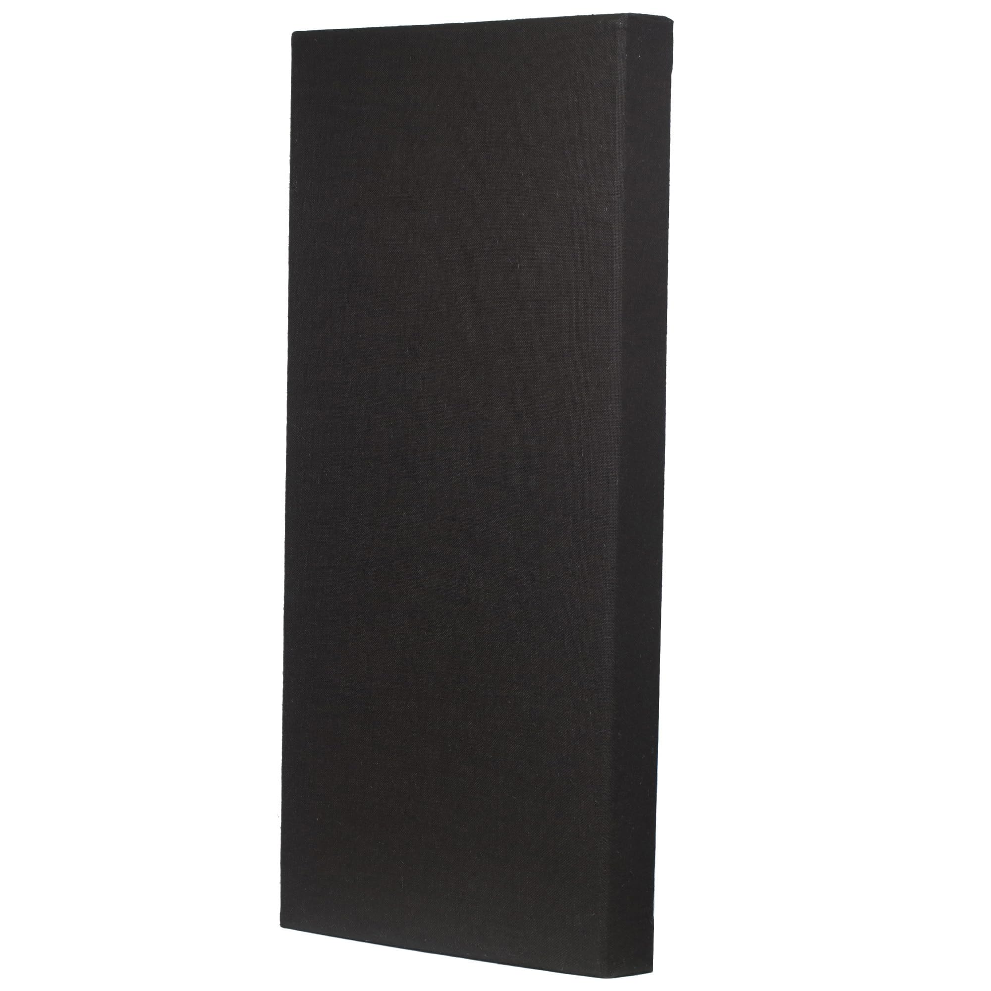 Ats Acoustics Sound Absorbing Acoustic Panel 24 X 48 X 4 Beveled Edge (Black)