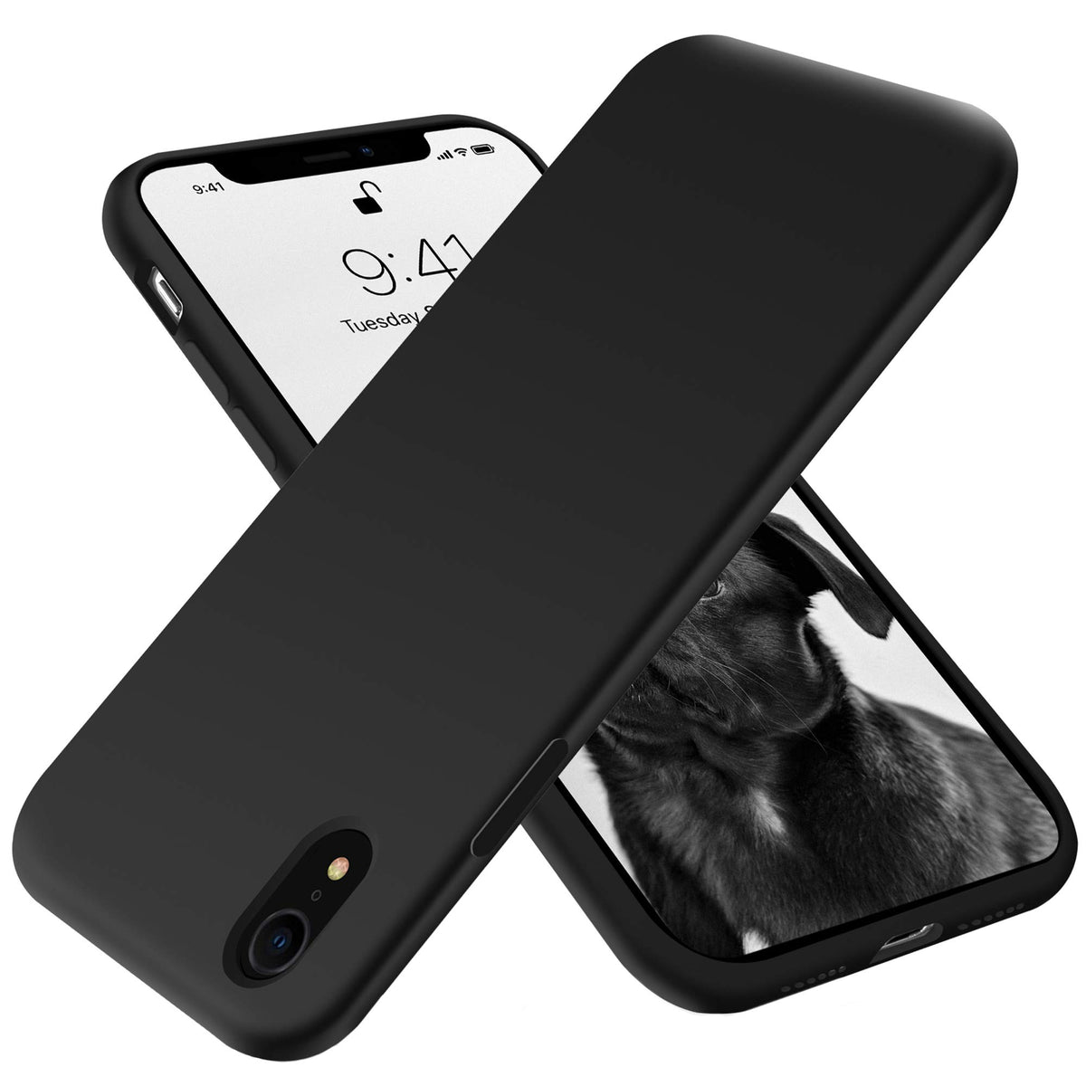 Otofly Compatible With Iphone Xr Case,[Silky And Soft Touch Series] Premium Soft Liquid Silicone Rubber Full-Body Protective Bum