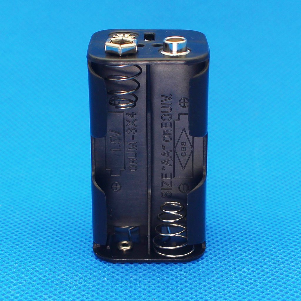 Raogoodcx 4Set Thicken Battery Holder For 4 X Aa With Standard Snap Connector And Hard Plastic Housing T Type Wire