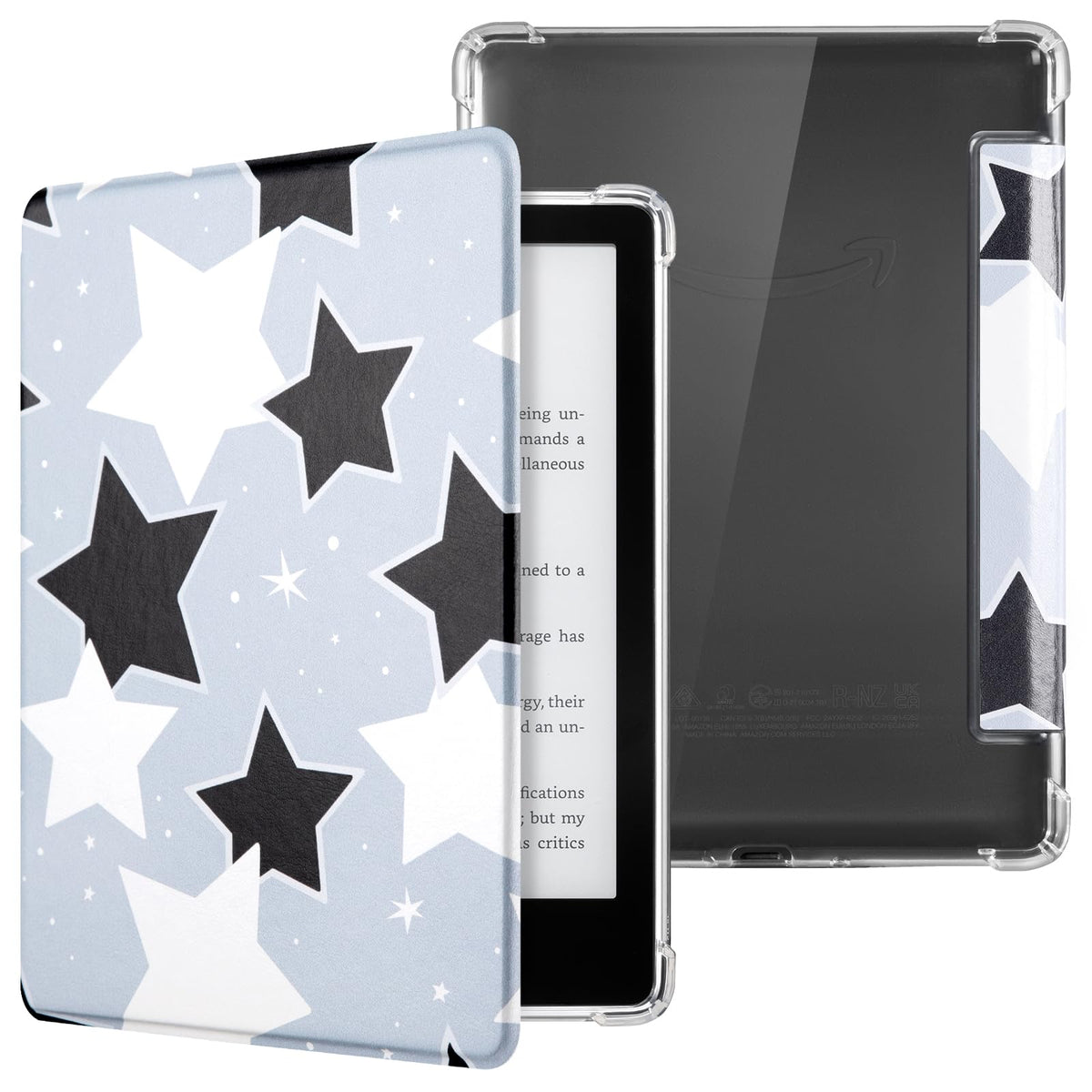 Cazemax Case For Kindle Paperwhite 11Th Generation 6.8'' And Signature Edition  New Pu Leather Cover And Transparent Tpu Back Co