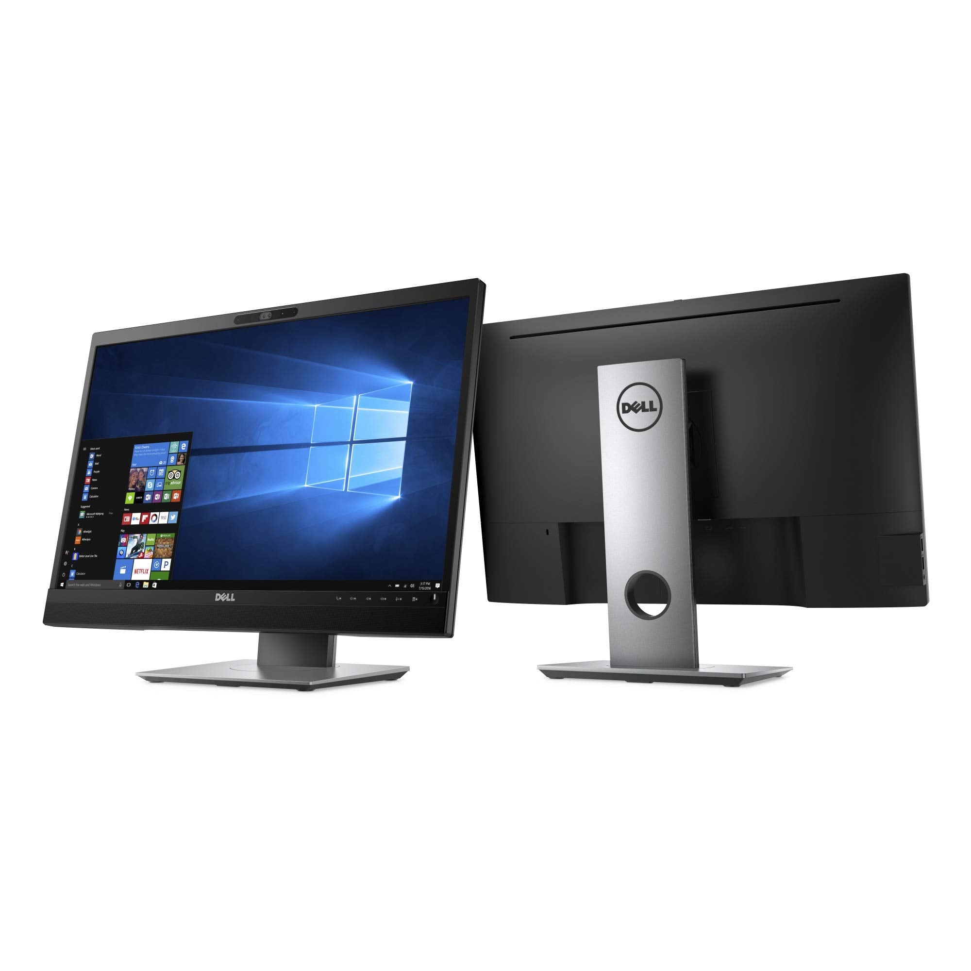 Dell P2418HZm 24' FHD 1080i Monitor for Video Conferencing   P Series,black/silver