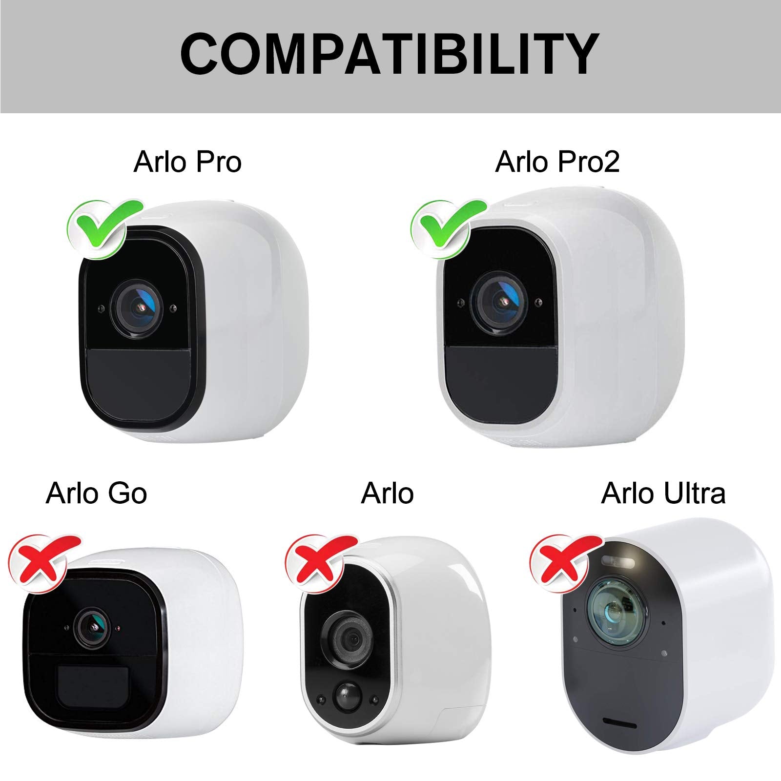 2Pack Power Cable For Arlo Pro And Arlo Pro 2, 16.4Ft/5M Weatherproof Usb Cable, With Quick Charge 3.0 Power Adapter Continuousl