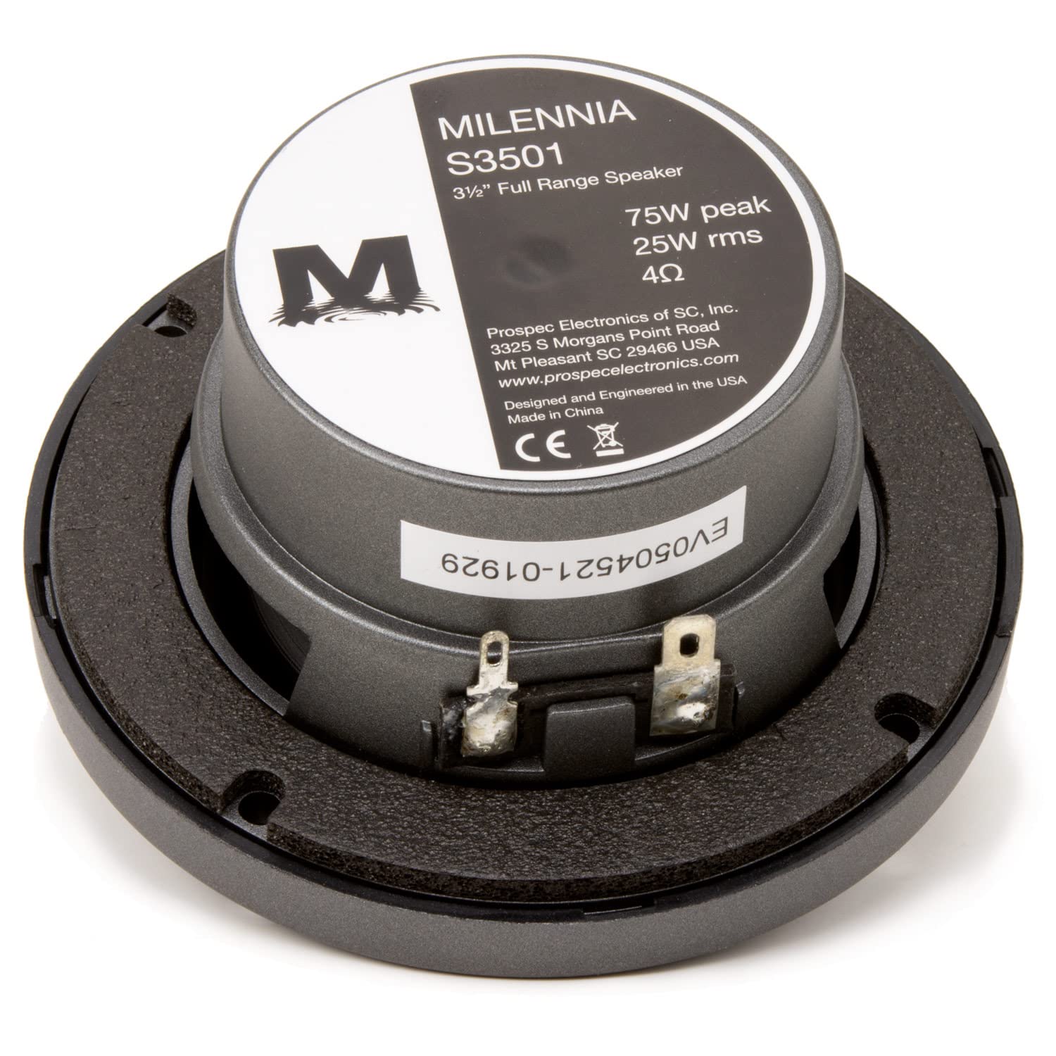 Millennia Spa Stereo Speaker   3.5''   Marine Grade Outdoor For Hot Tub, Boat, Atv, Motorcycle, Golf Cart (Pair)
